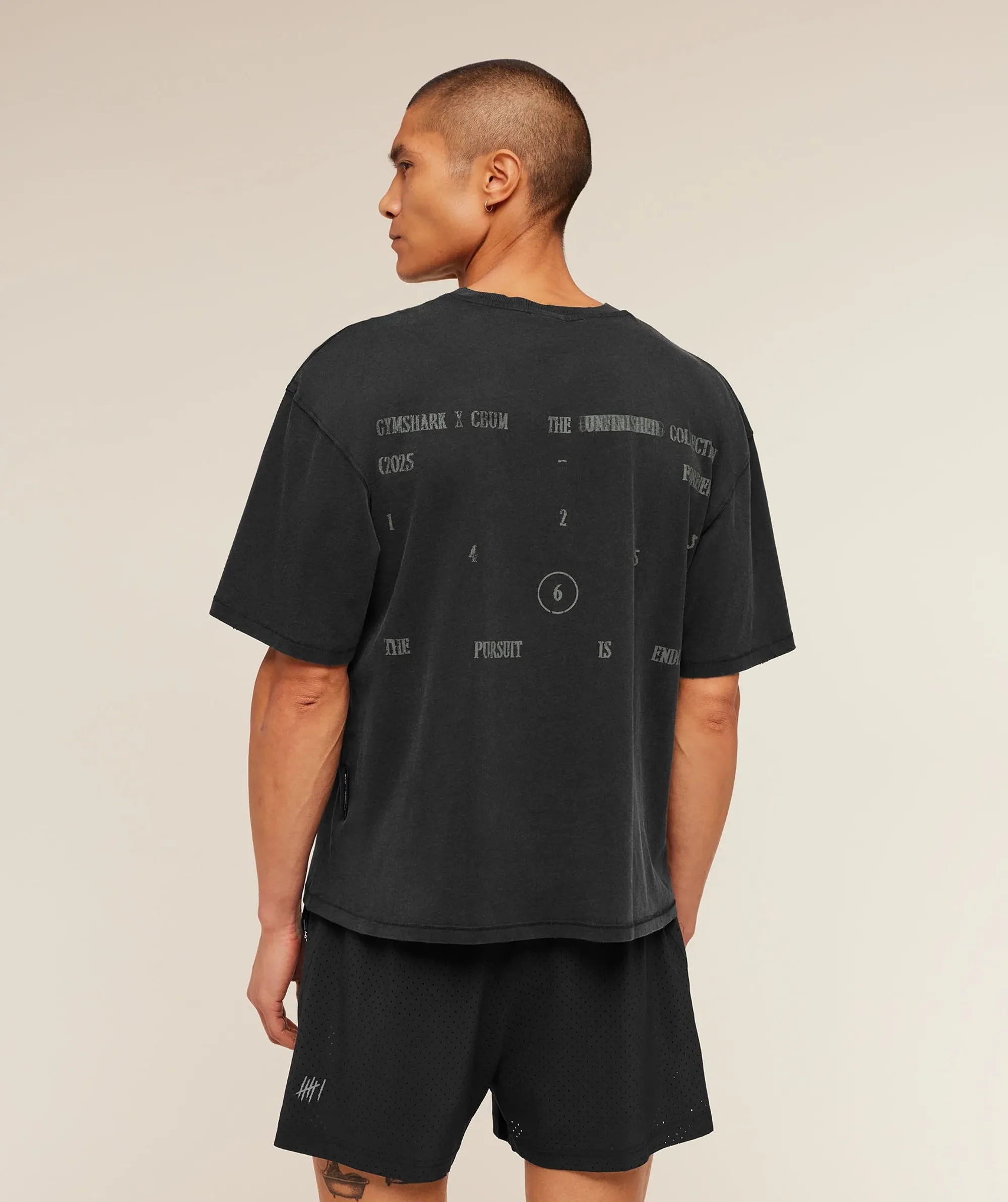 Gymshark x CBUM T-Shirt - Black
