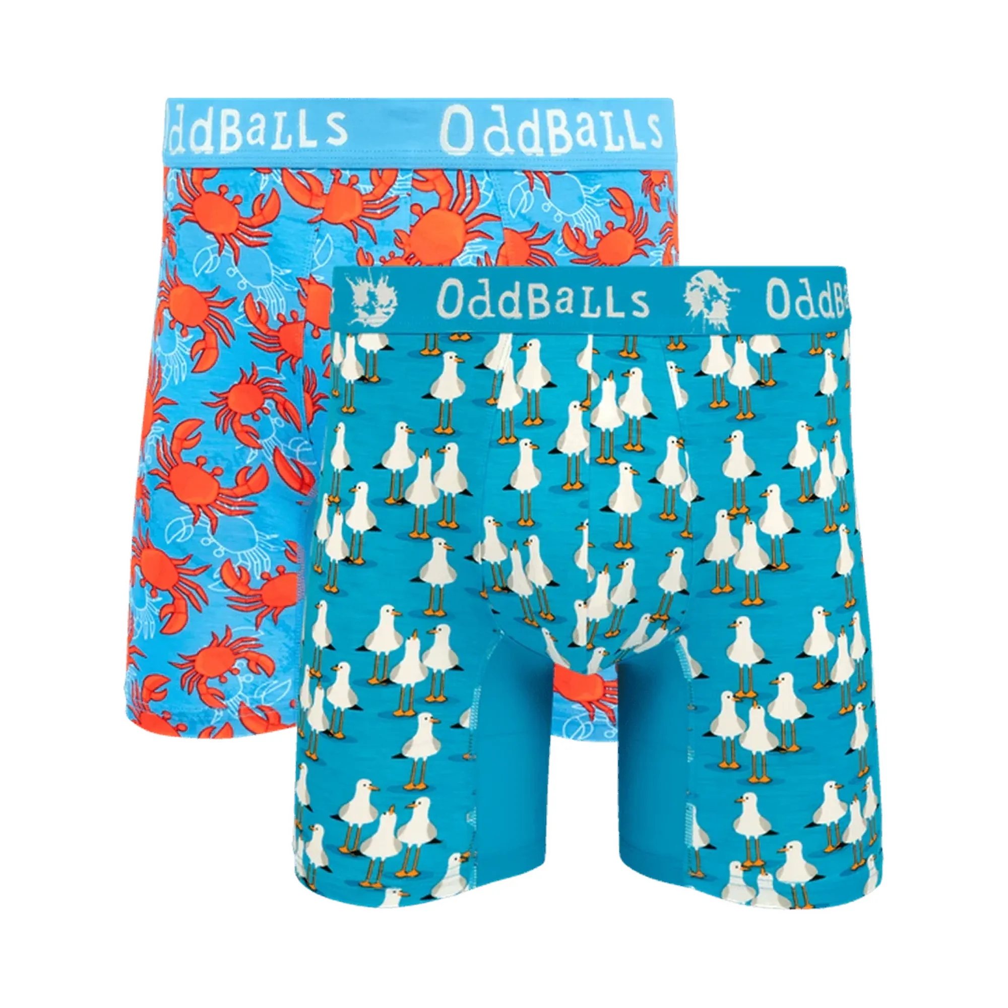 Seaside Bundle - Mens Bamboo Boxer Shorts 2 Pack