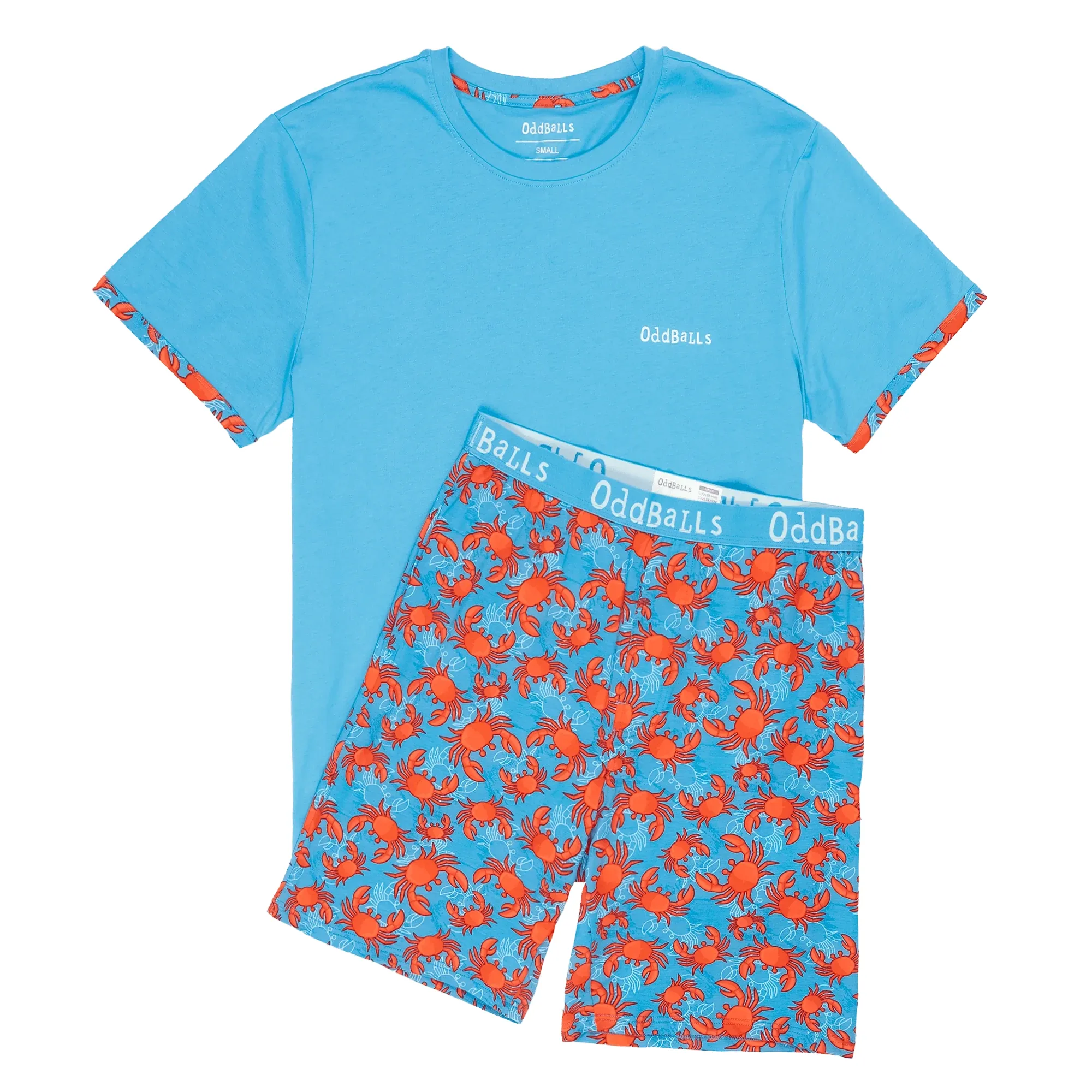 Crabs - Men's Short Pyjamas Set (T-Shirt & Shorts)