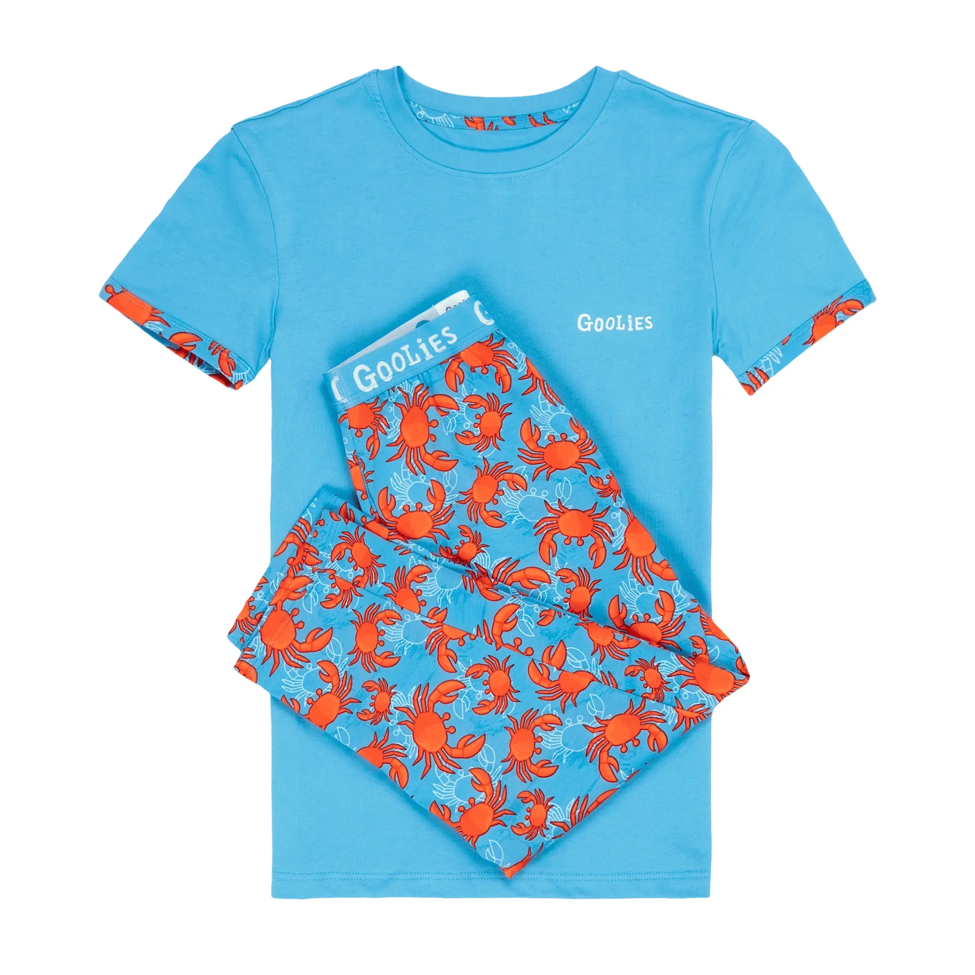 Crabs - Kids Long Pyjamas Set (T-Shirt & Trousers)