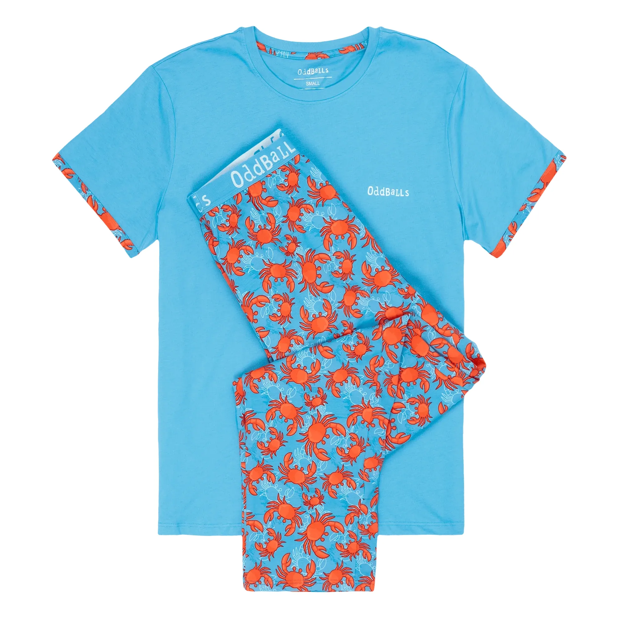 Crabs - Men's Long Pyjamas Set (T-Shirt & Trousers)