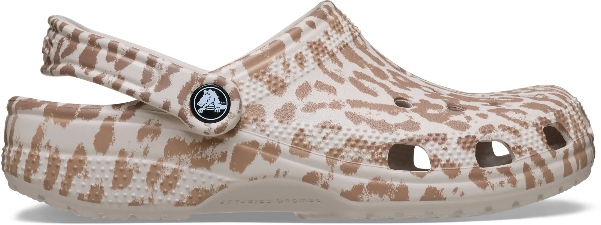 Crocs | Unisex | Classic Pop Animal | Clogs | Cocoa Crème | W2/M1