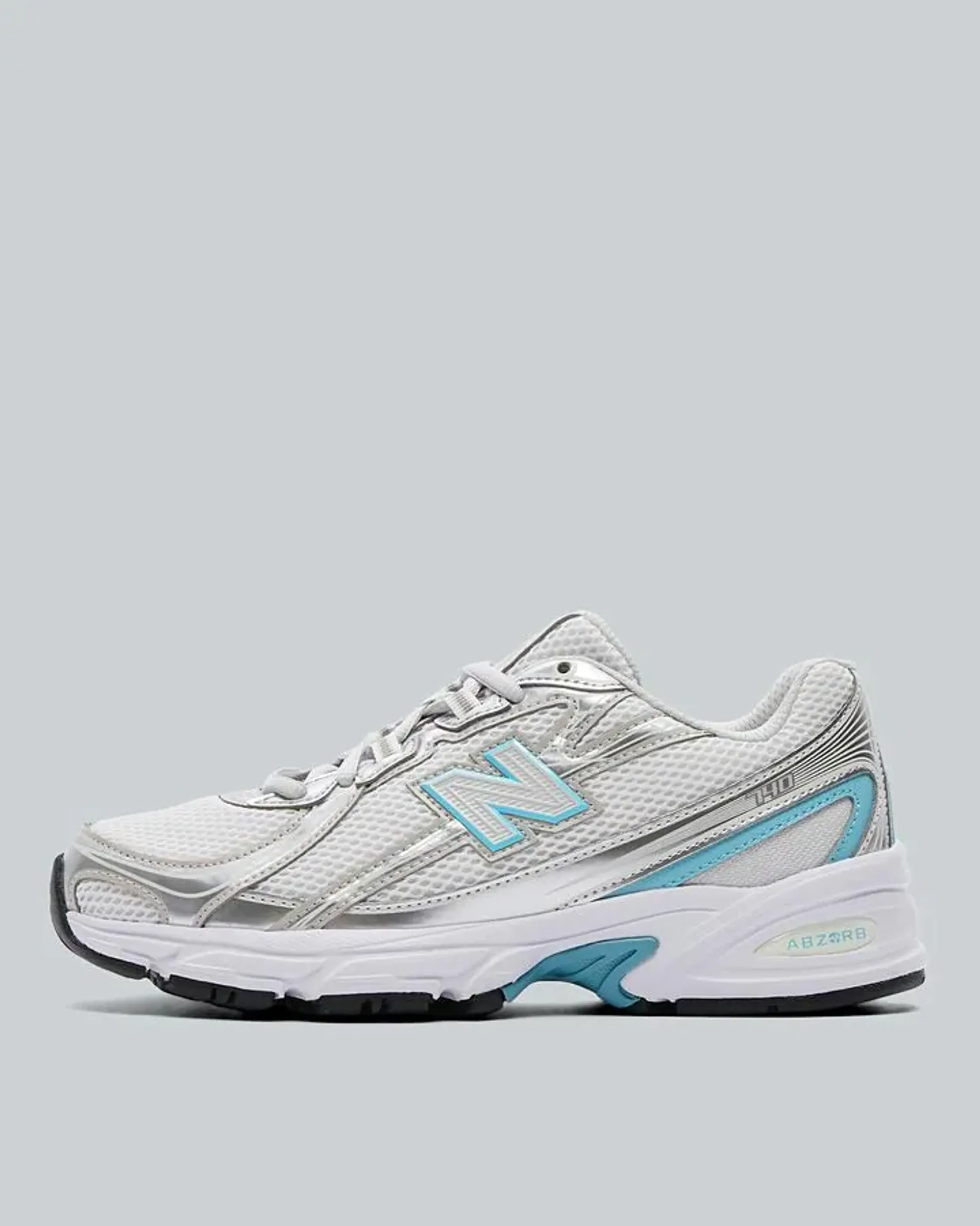 New Balance Kids 740 Lace in Grey/Blue Synthetic