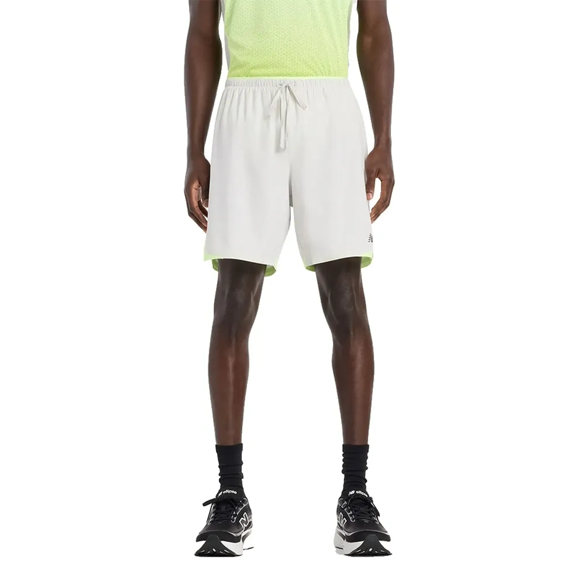 New Balance Men's RC Essential Short 7" in Grey Polywoven