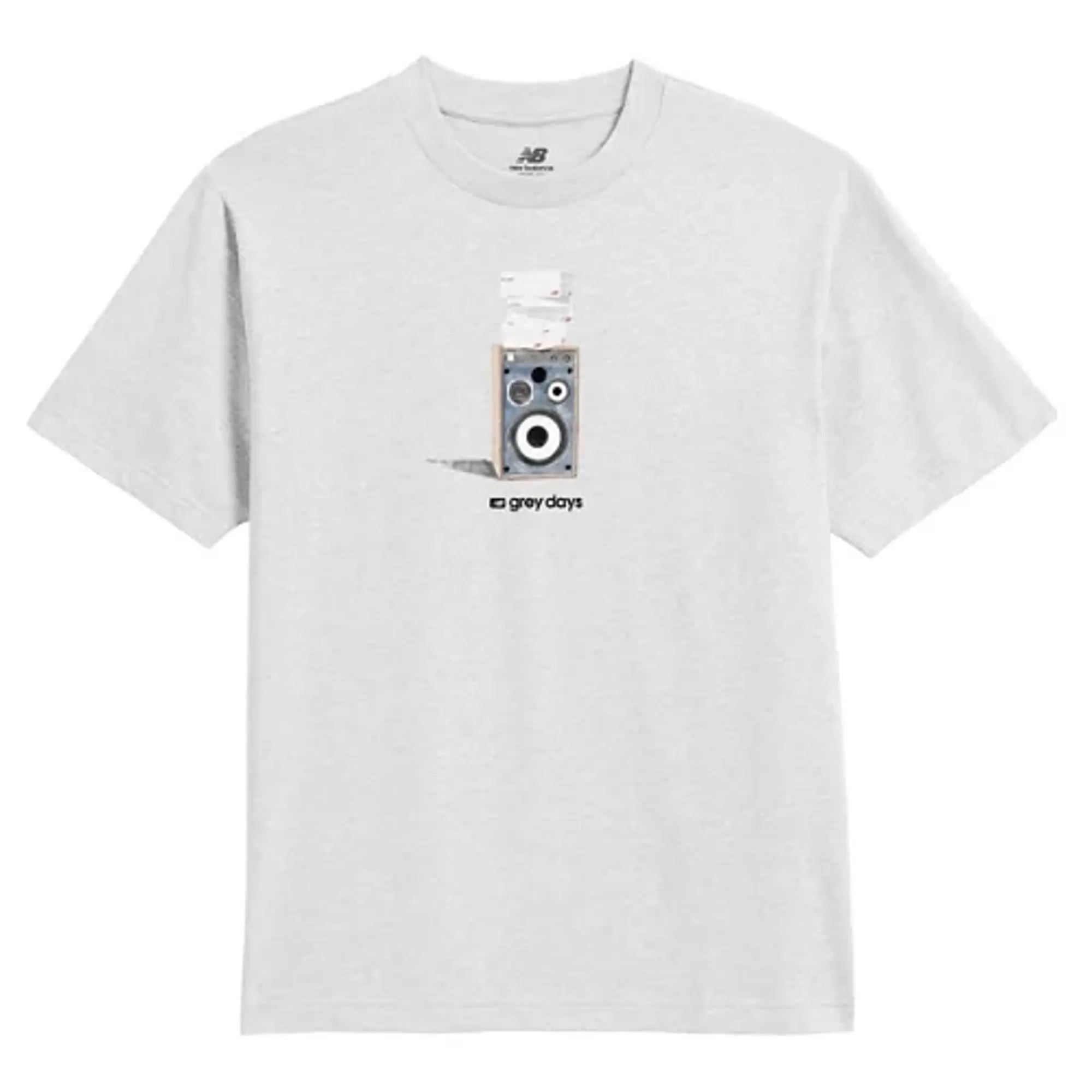 New Balance Men's Grey Days Speaker T-Shirt Cotton