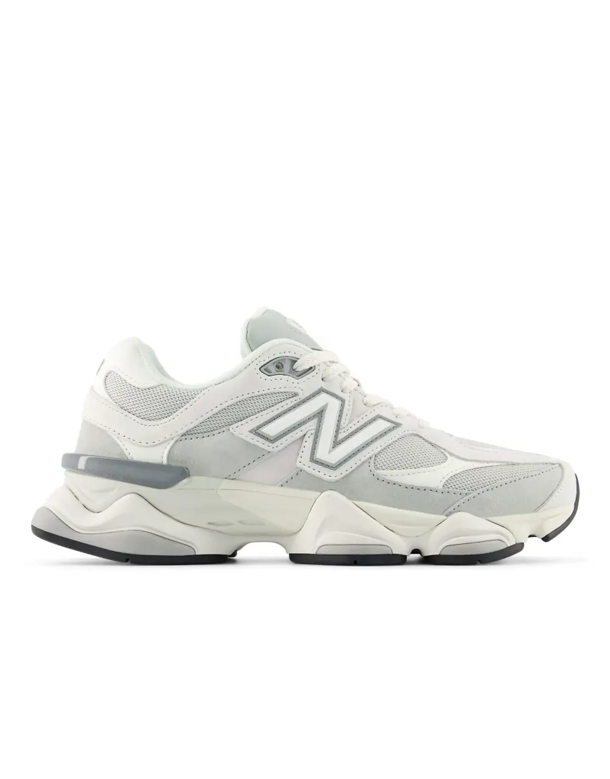New Balance Unisex 9060 in Grey Suede/Mesh