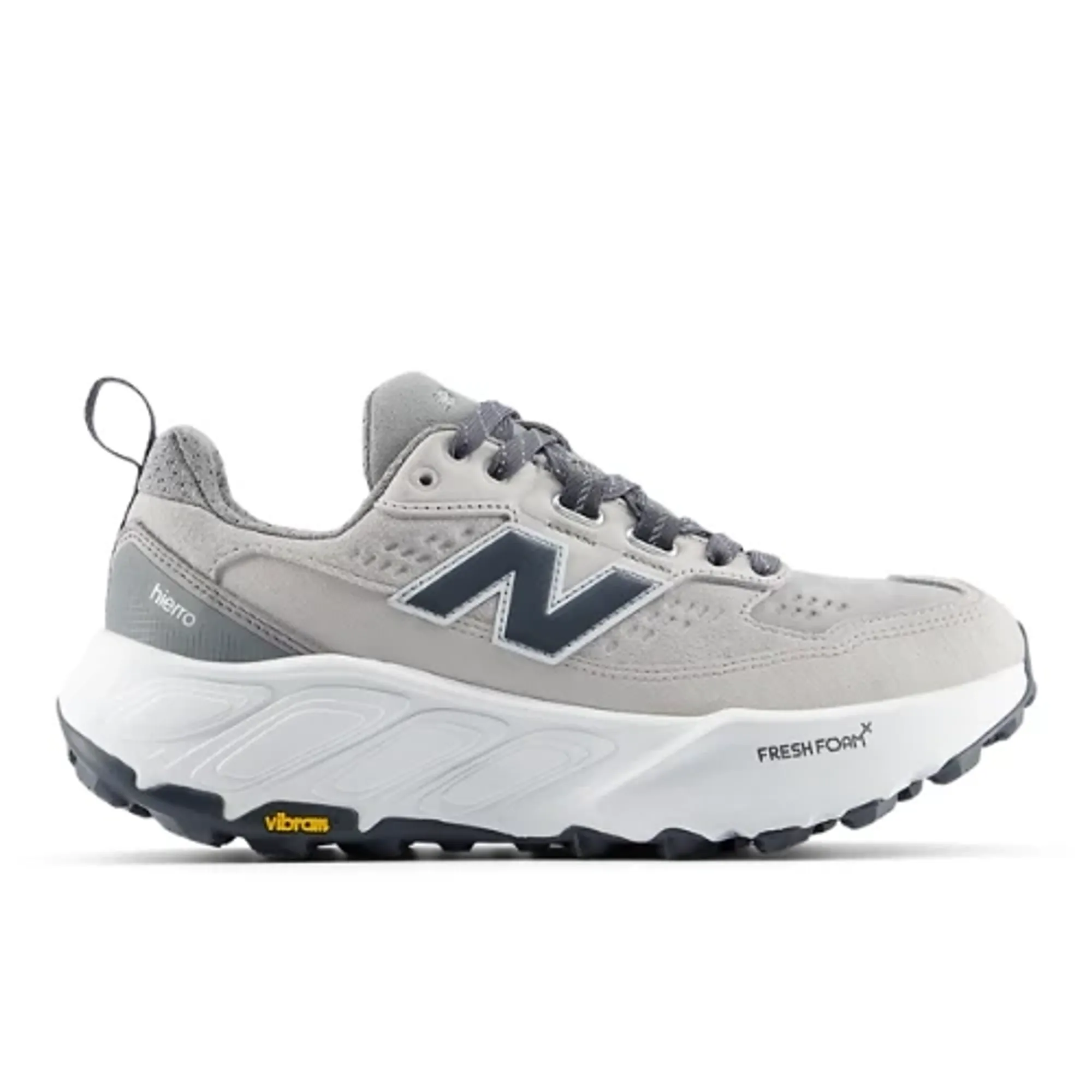 New Balance Women's Fresh Foam X Hierro Trek in Grey Suede/Mesh