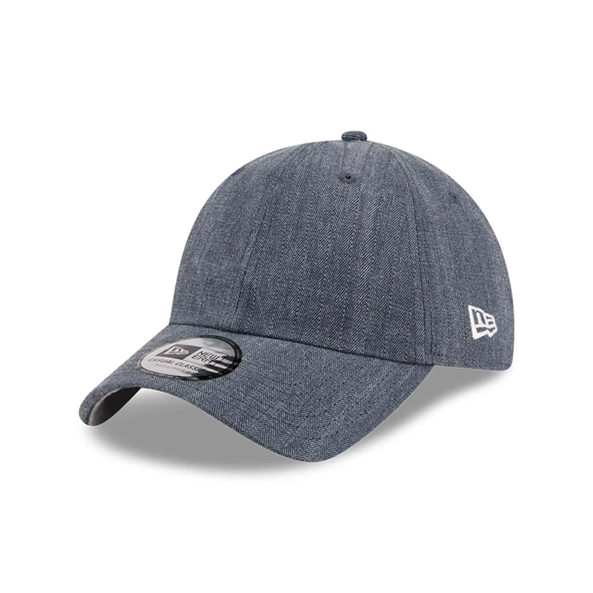 New Era Herringbone Pinstripe Navy Casual Classic Adjustable Cap adult unisex