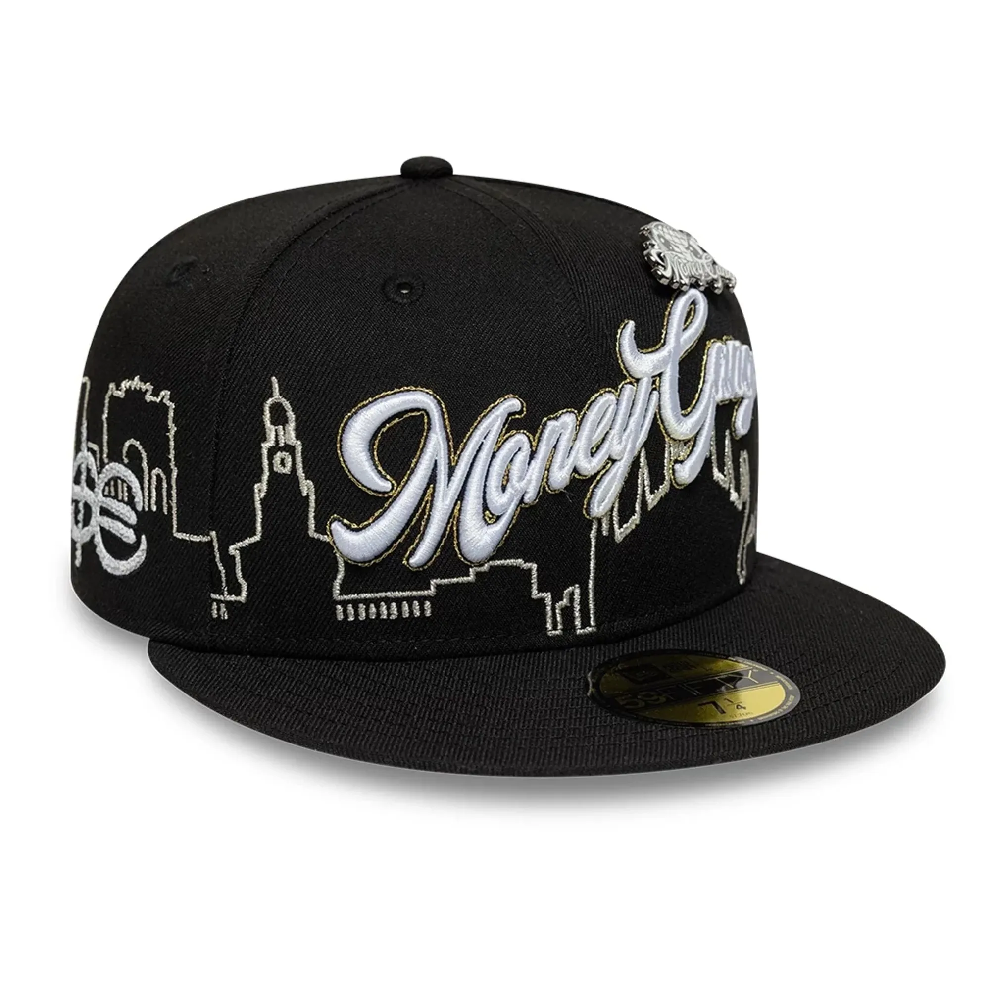 Sfera Ebbasta X New Era Black 59FIFTY Fitted Cap adult unisex
