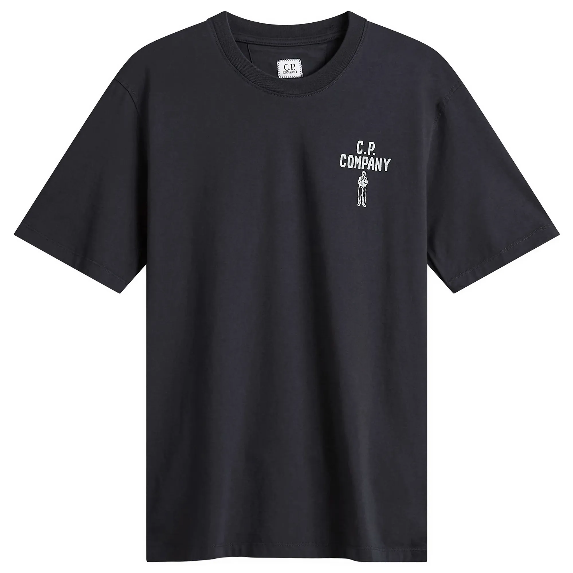 C.P. Company Men's 30/1 British Sailor T-Shirt Total Eclipse