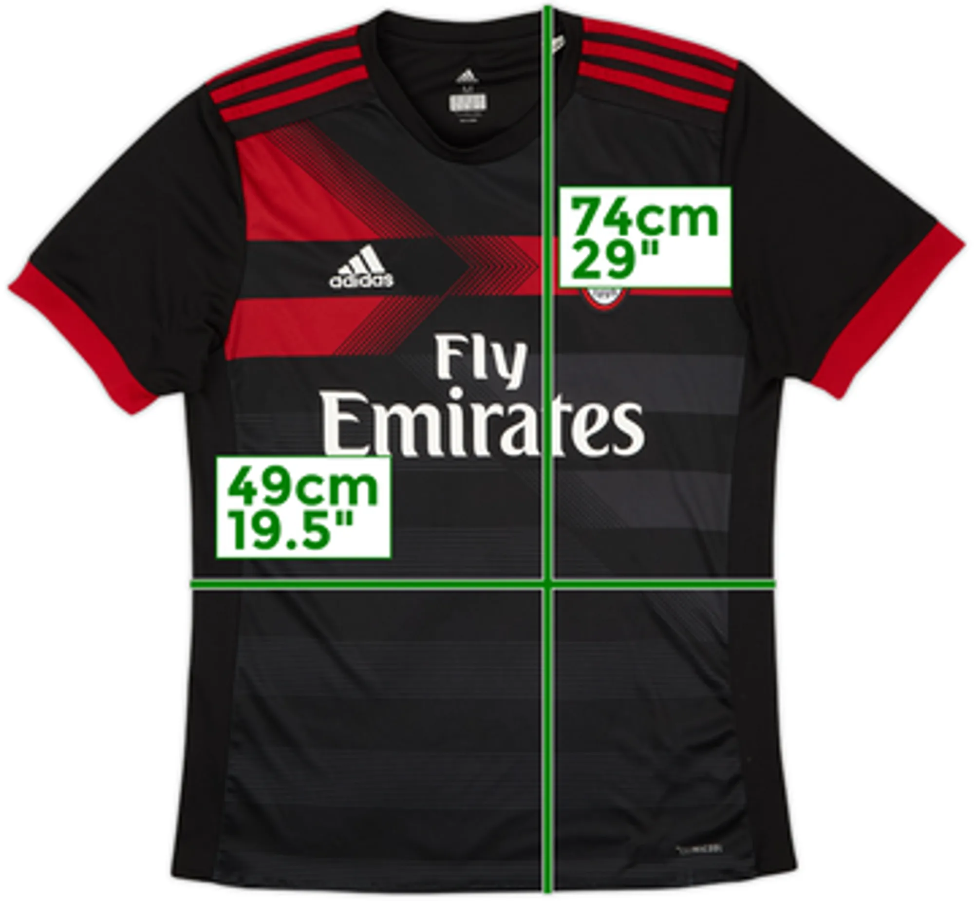 2017-18 AC Milan Third Shirt - 7/10 - (M)