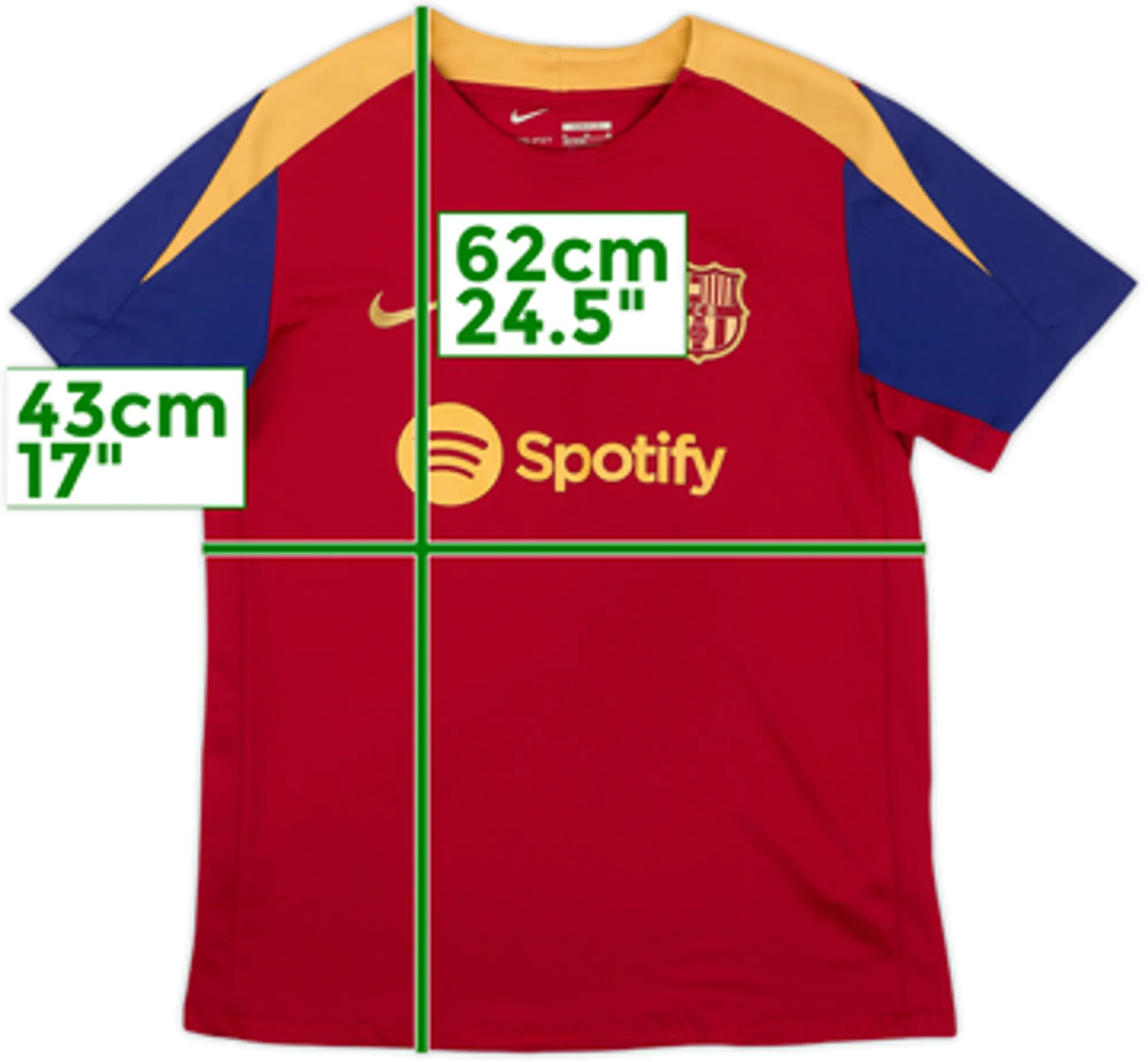 2024-25 Barcelona Nike Training Shirt - 9/10 - (XL.Boys)