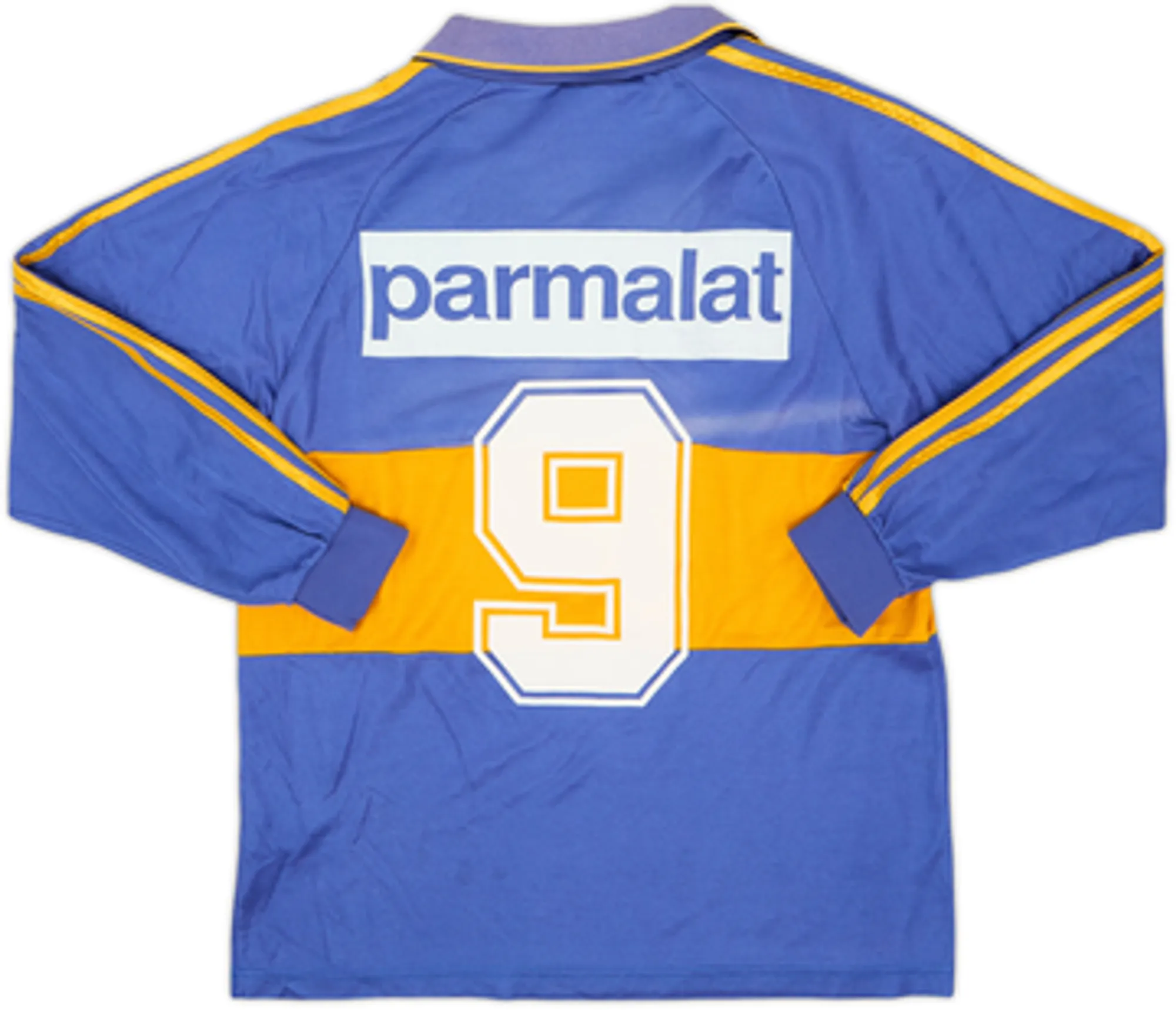 1991-92 Boca Juniors Home L/S Shirt #9 - 6/10 - (M)