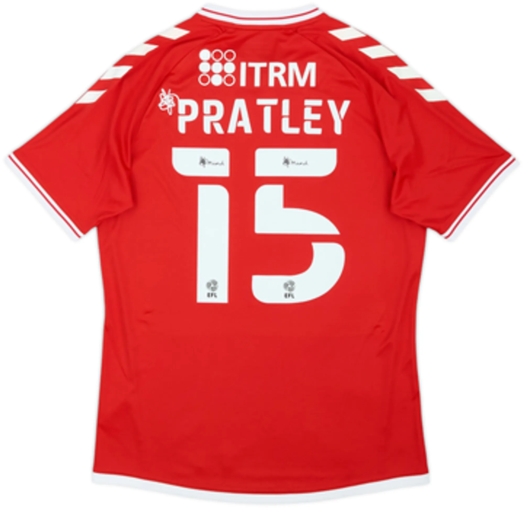 2020-21 Charlton Home Shirt Pratley #15 - 8/10 - (M)