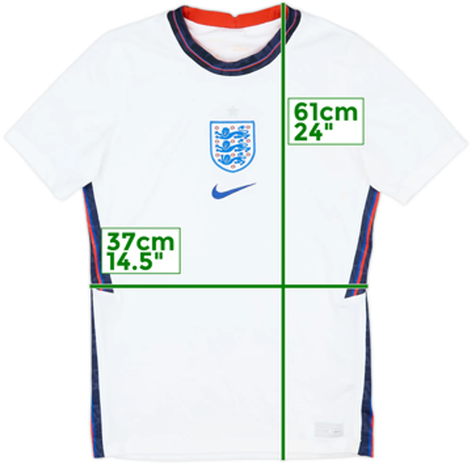 2020-22 England Home Shirt - 6/10 - (L.Boys)