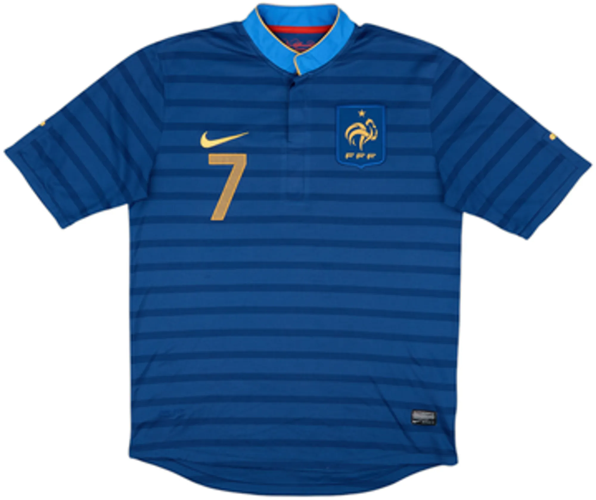 2012-13 France Home Shirt Ribery #7 - 6/10 - (M)