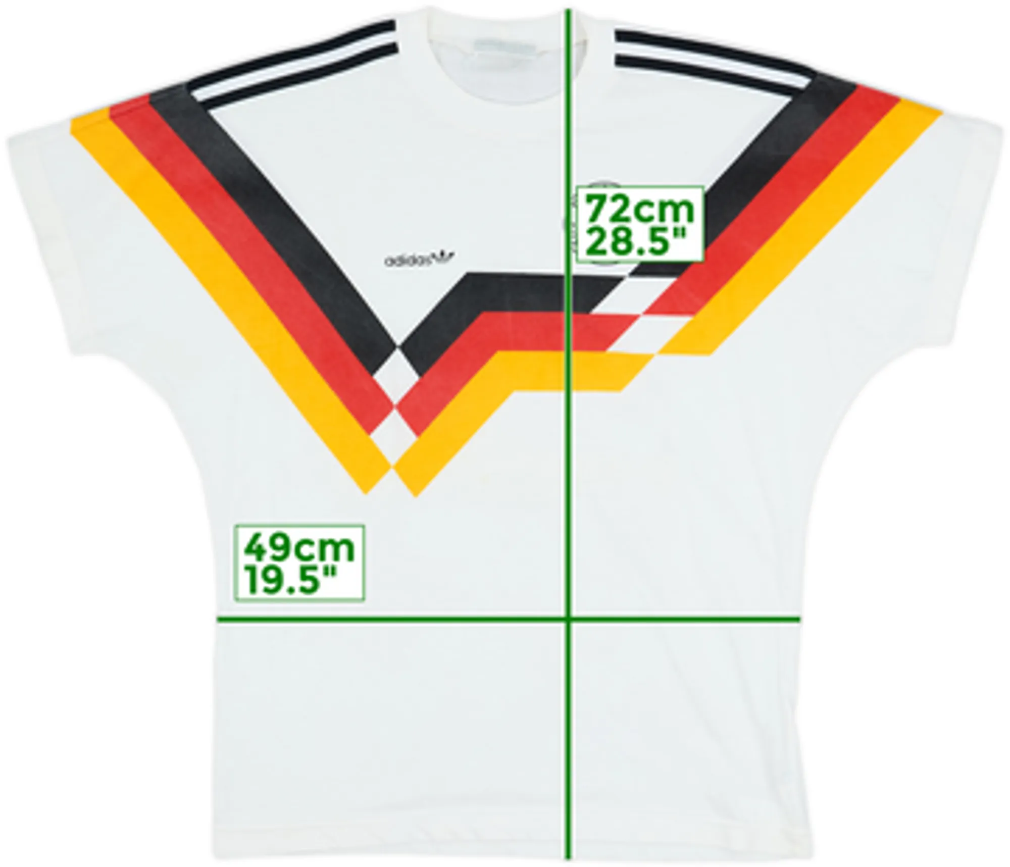 1990-92 Germany adidas Tee - 8/10 - (L)