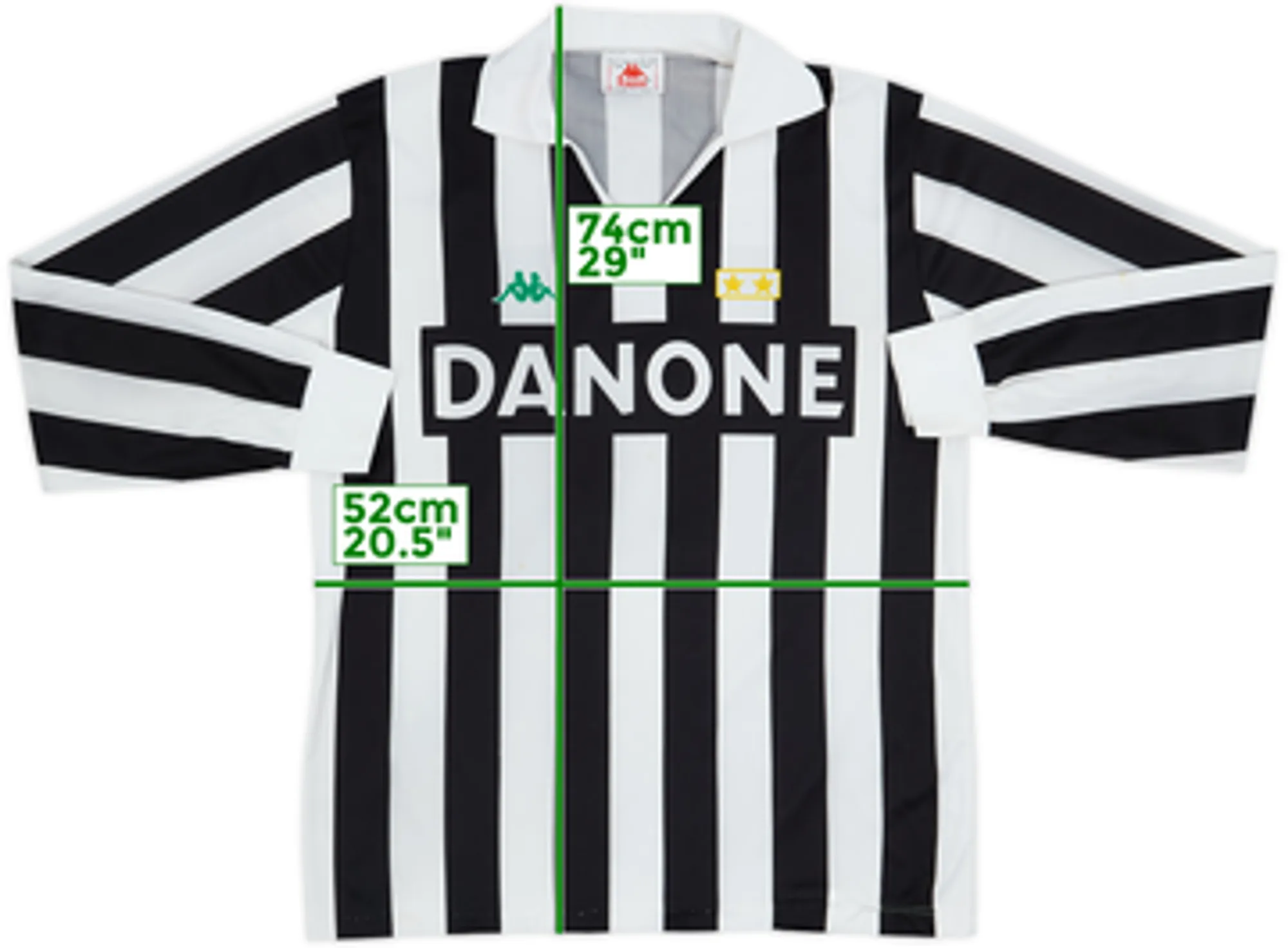 1992-94 Juventus Basic Home L/S Shirt - 4/10 - (L)