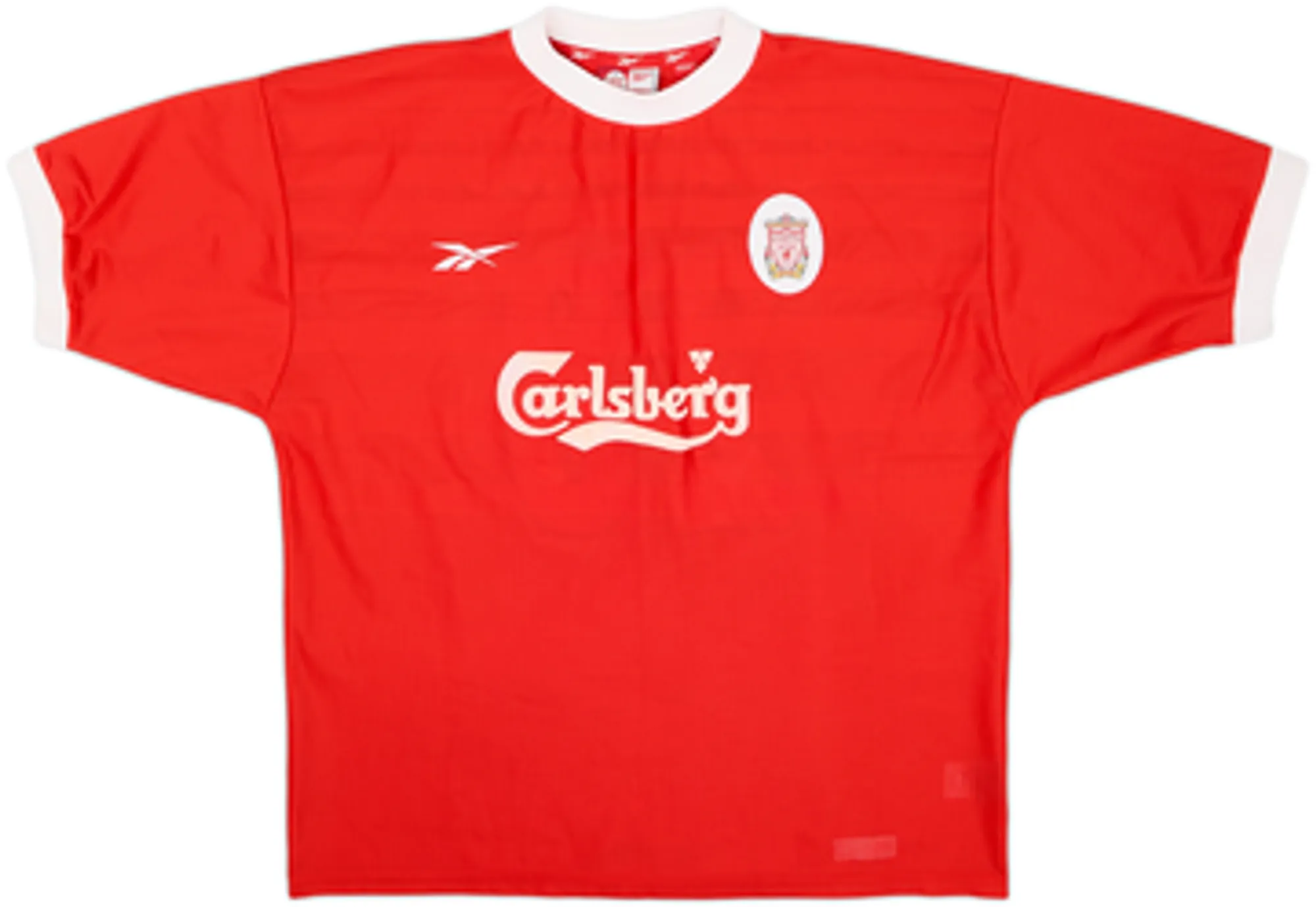 1998-00 Liverpool Home Shirt Gerrard #28 - 9/10 - (XL)