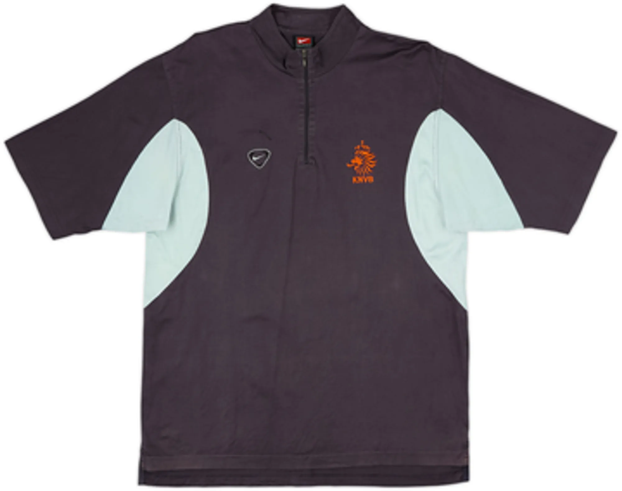 2000-02 Netherlands Nike 1/4 Zip Polo Shirt - 8/10 - (S)