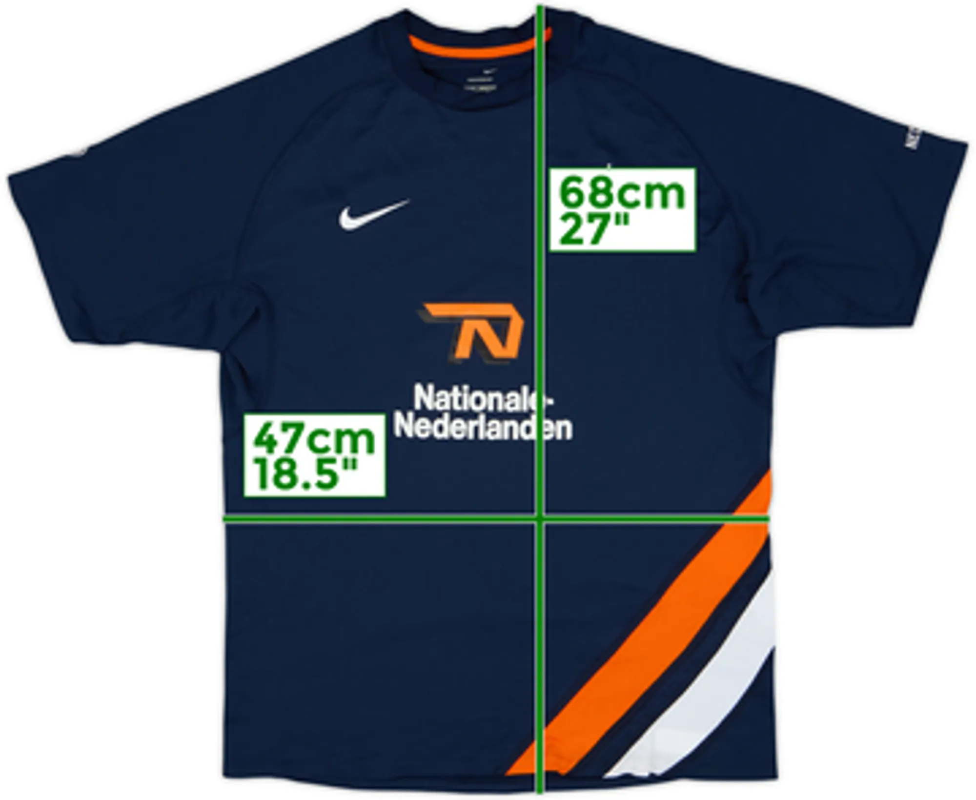 2006-07 Netherlands Player Issue Nike Training Shirt - 9/10 - (M)