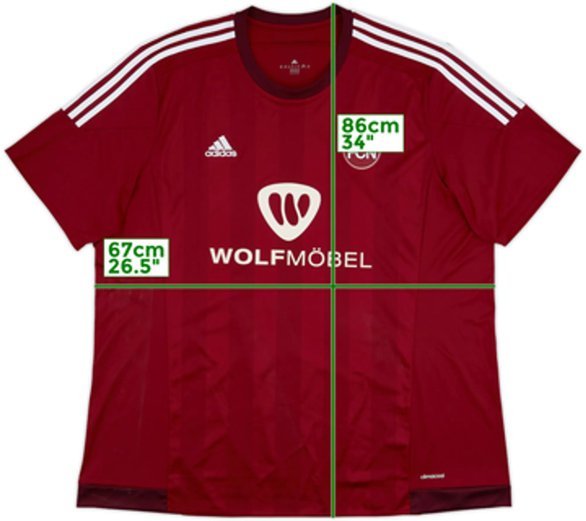 2015-16 Nurnberg Home Shirt - 8/10 - (3XL)