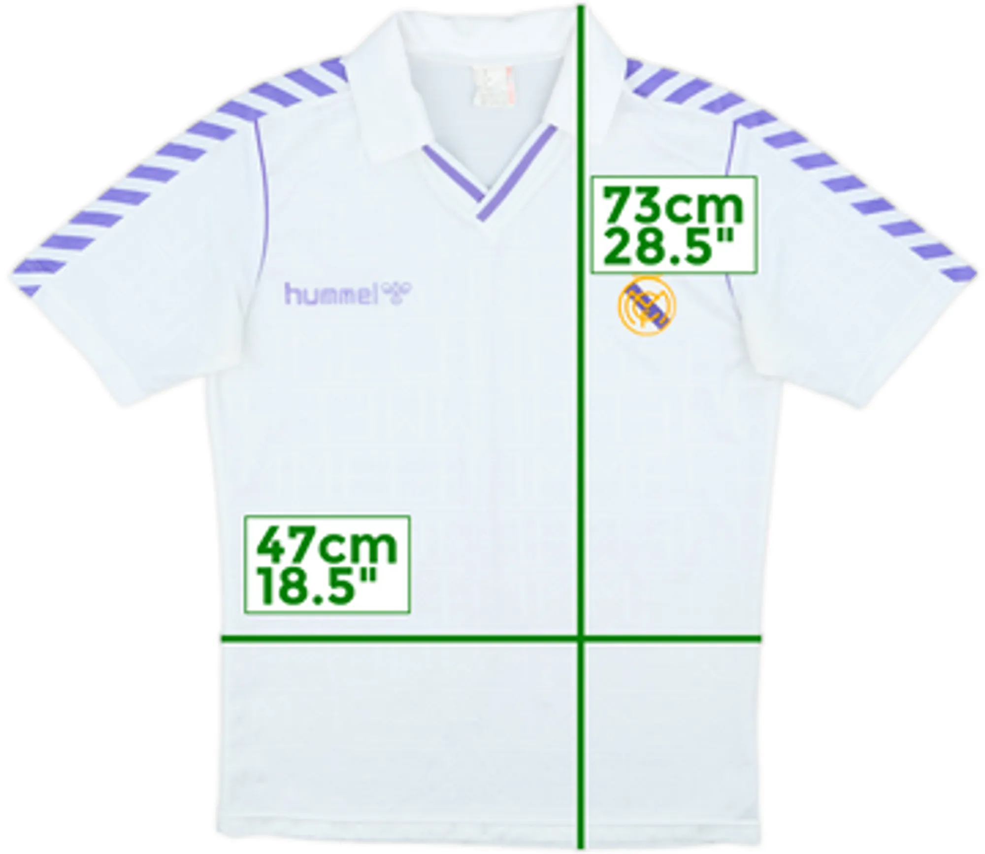 1986-88 Real Madrid Home Shirt - 5/10 - (M)