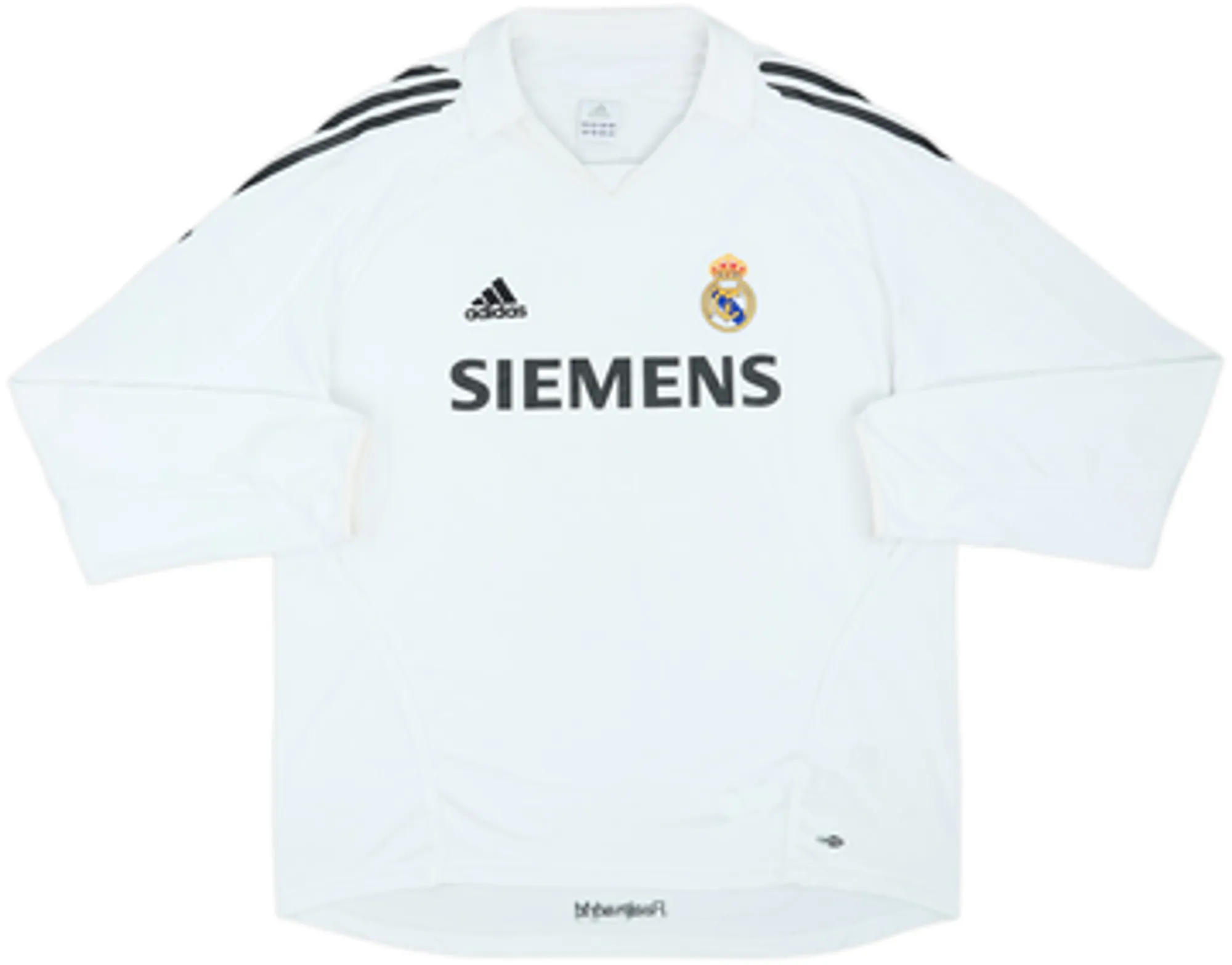 2005-06 Real Madrid Home L/S Shirt Beckham #23 - 7/10 - (XL)