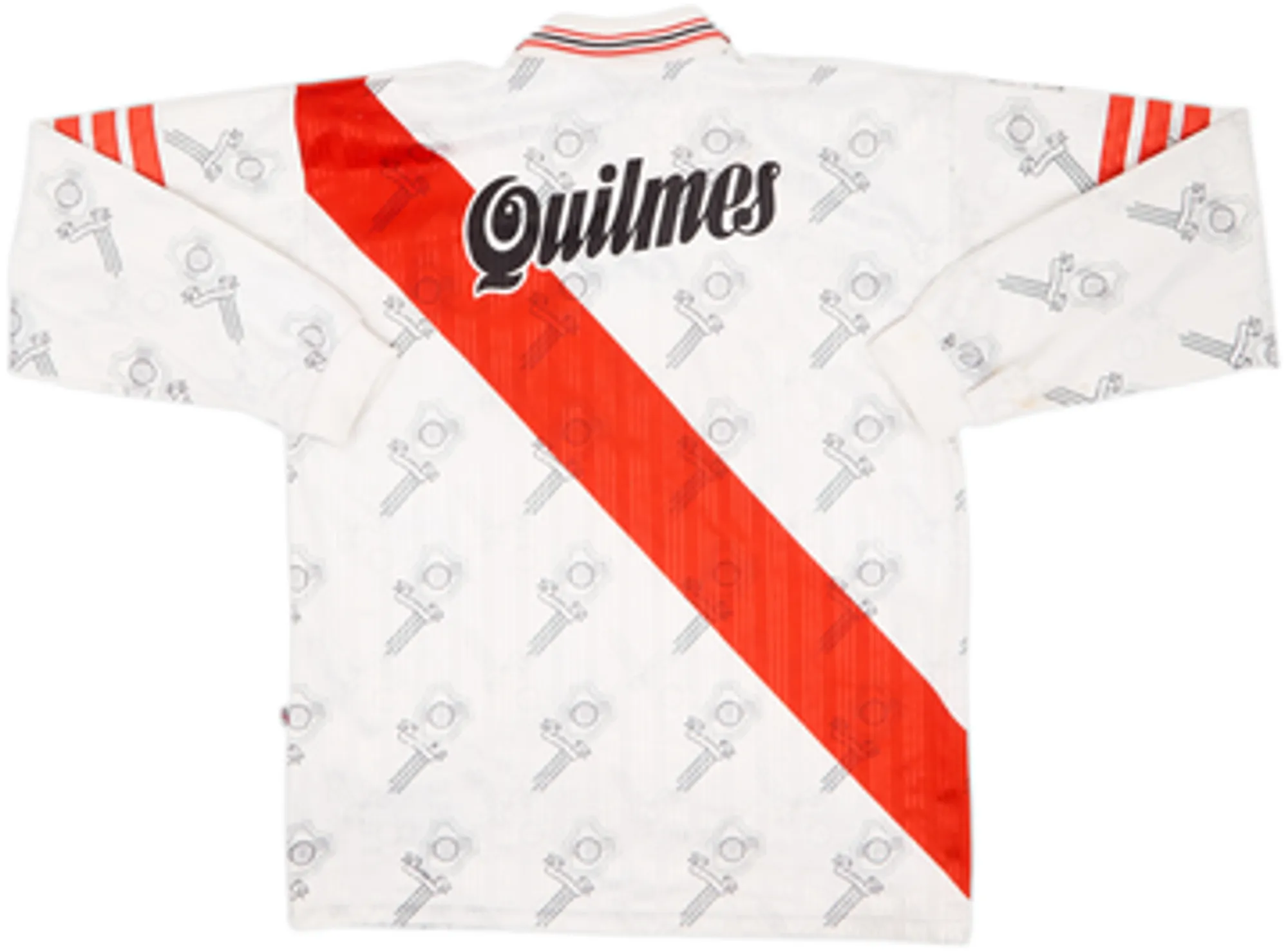 1996-98 River Plate Home L/S Shirt - 7/10 - (L)