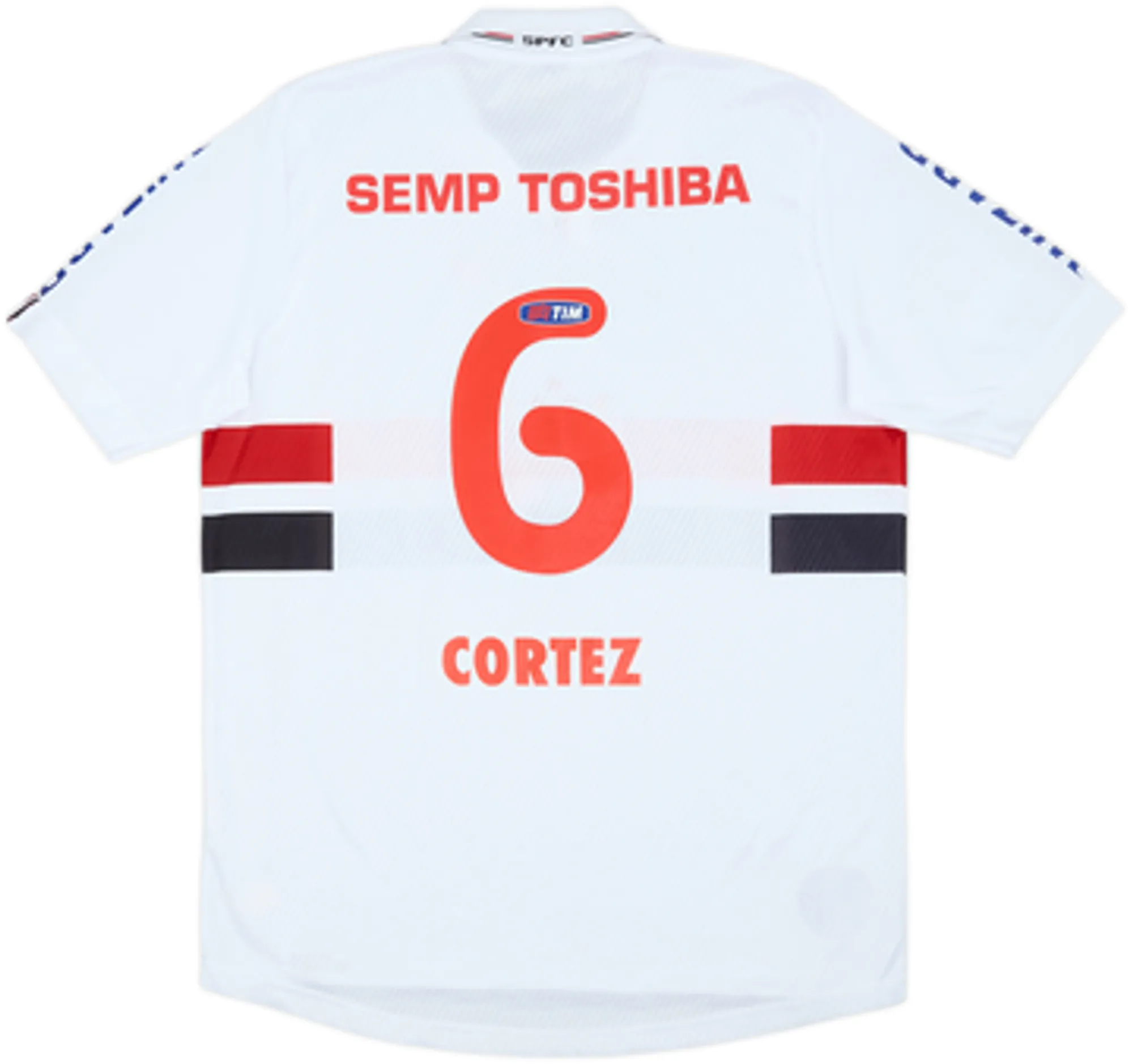 2013 Sao Paulo Home Shirt Cortez #6 - 9/10 - (XL)