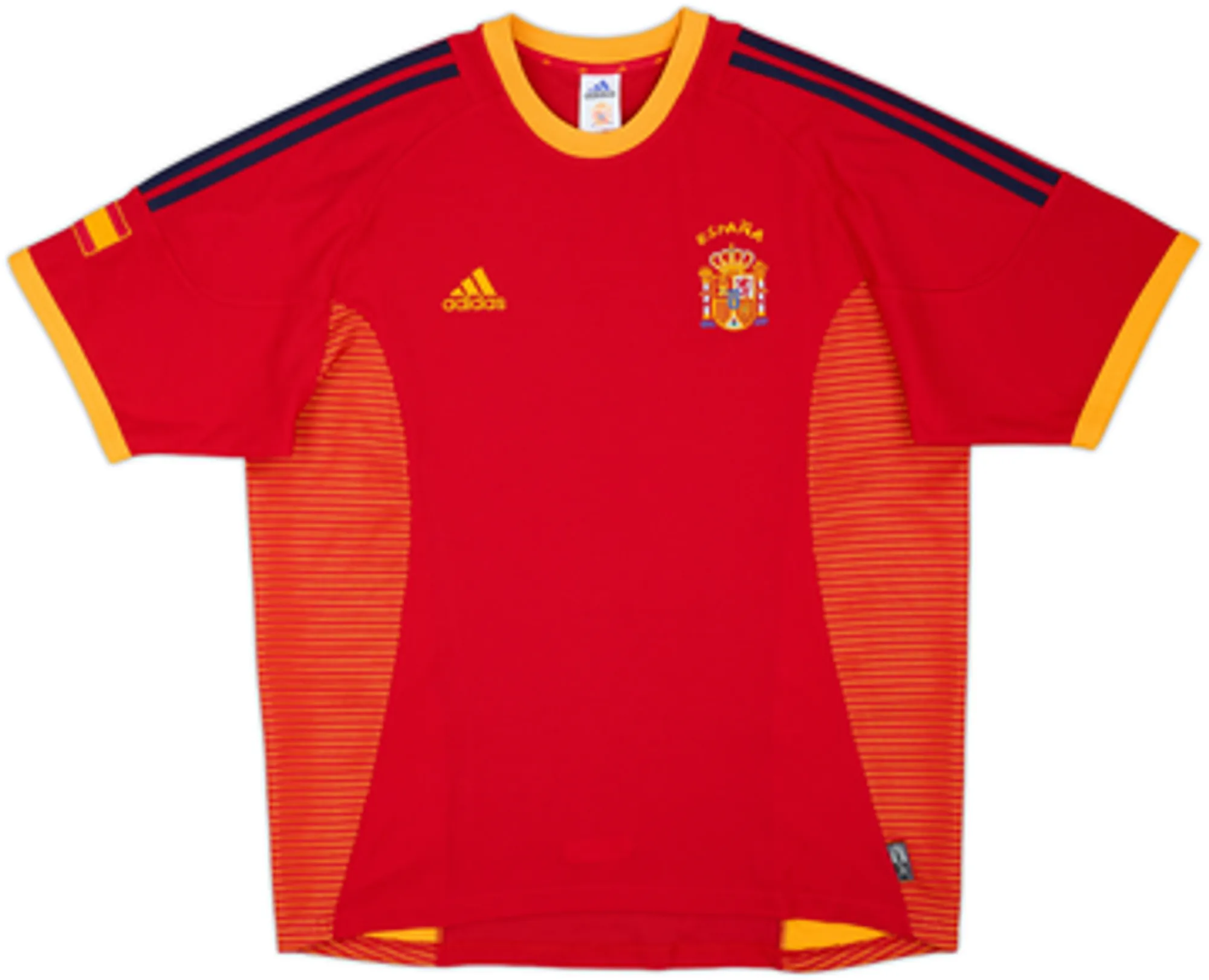 2002-04 Spain Home Shirt Xavi #6 - 8/10 - (L)