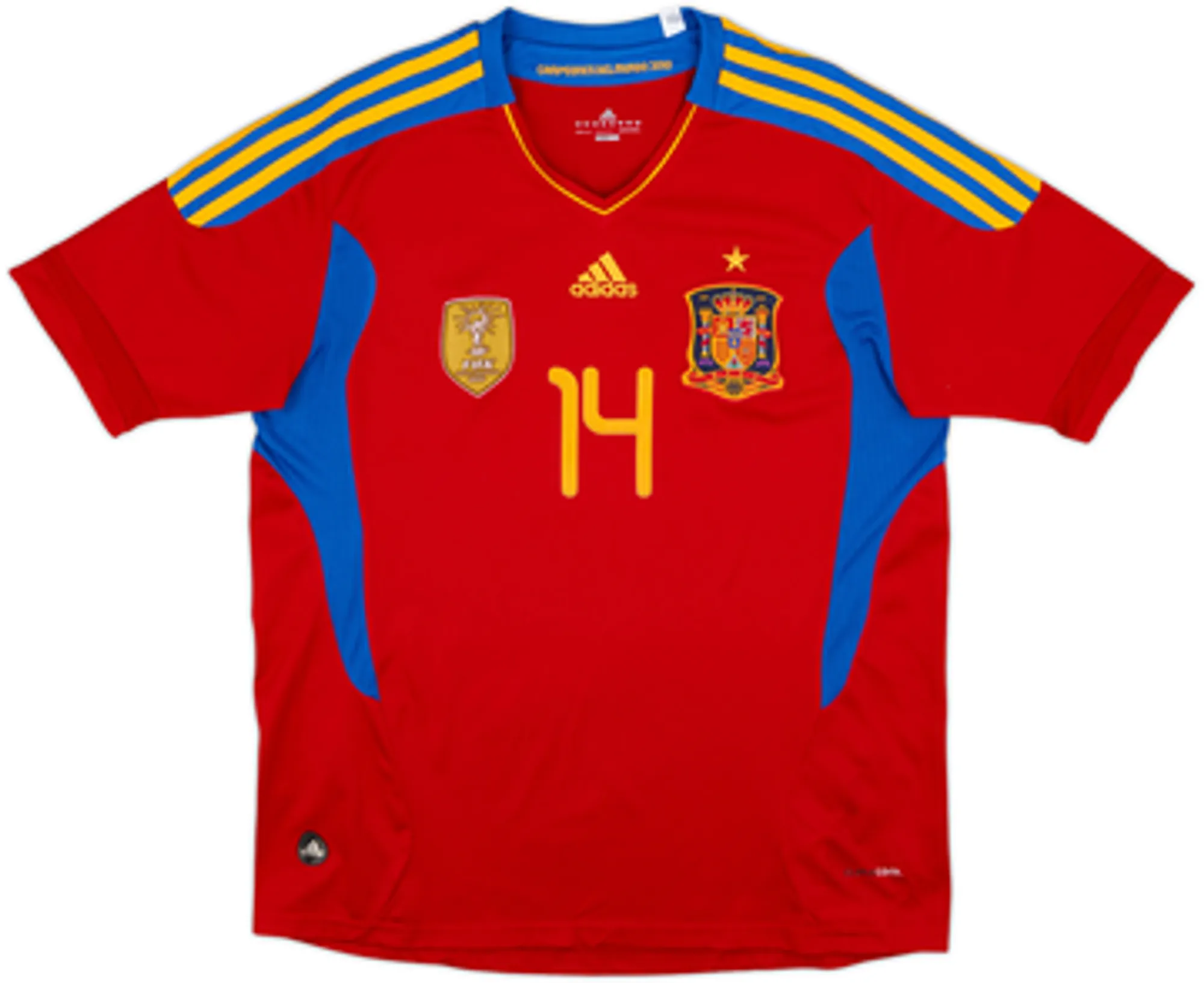 2010-11 Spain Home Shirt Alonso #14 - 7/10 - (S)