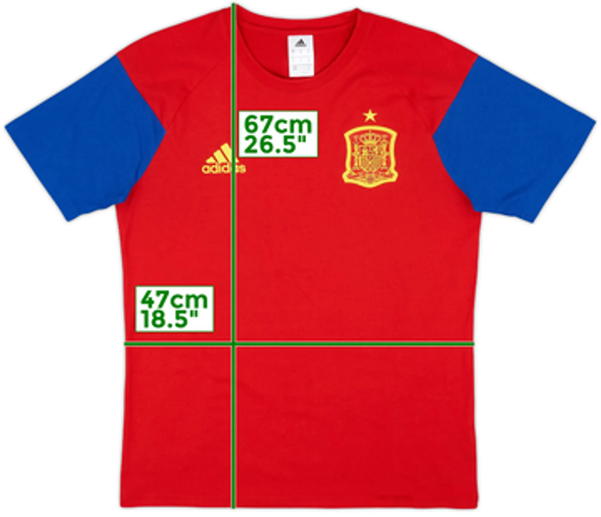 2016-17 Spain adidas Cotton Tee - 8/10 - (M)