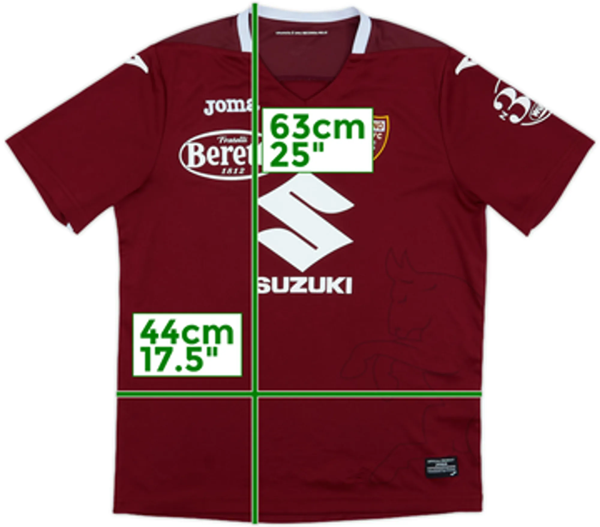 2020-21 Torino Home Shirt - 7/10 - (L.Boys)