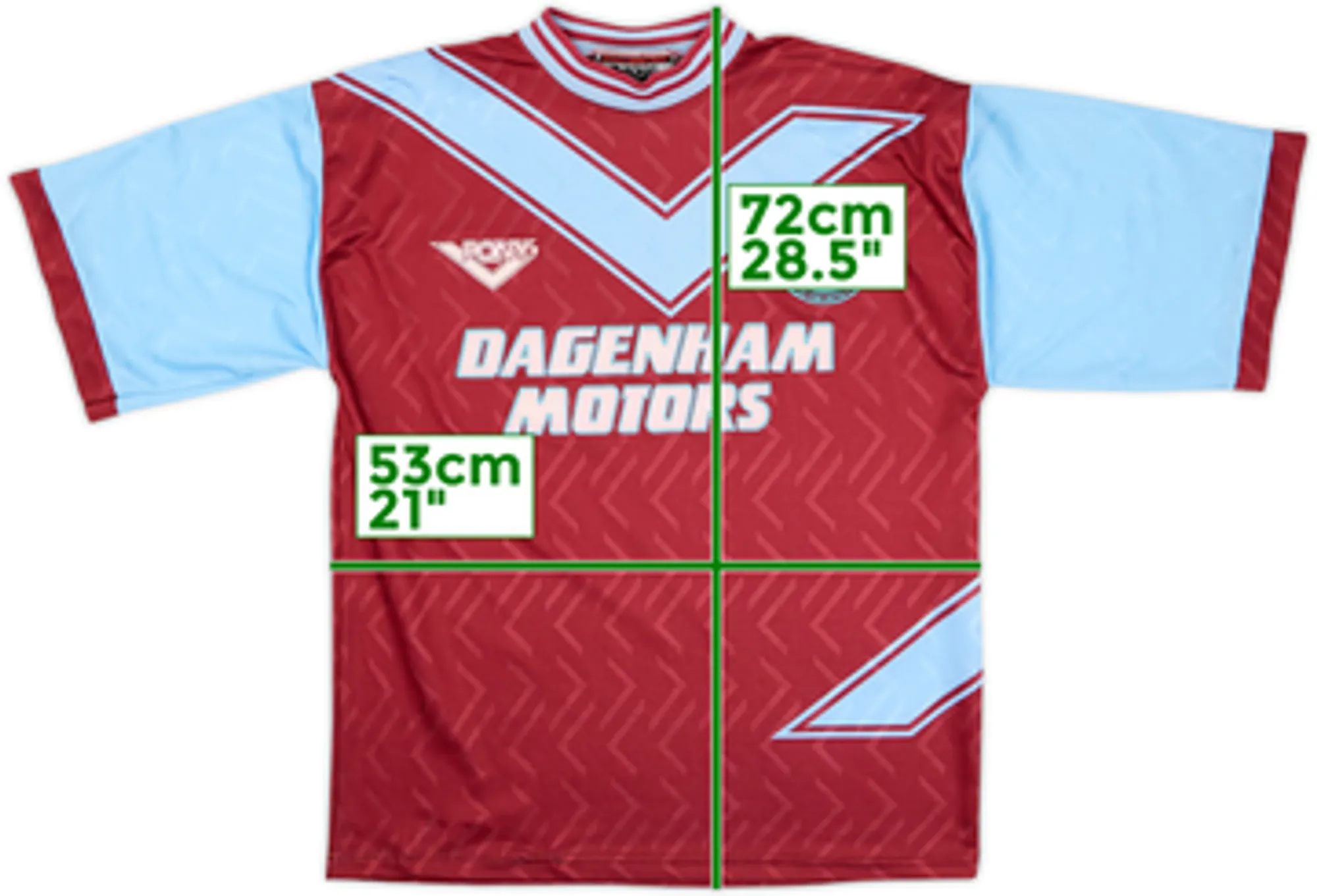 1993-95 West Ham Home Shirt - 9/10 - (M)