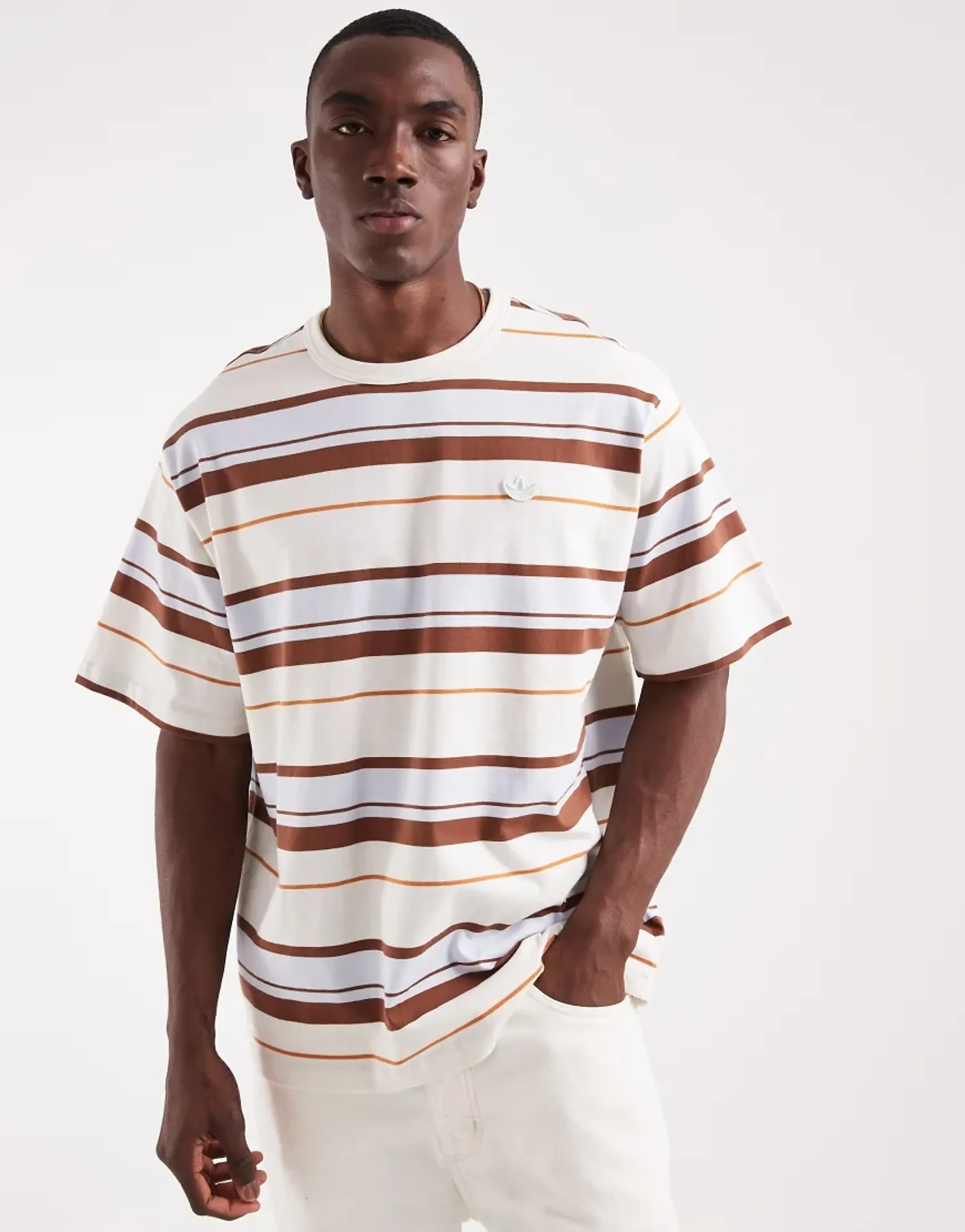adidas Originals Stripe T-Shirt - Multi - Size XL - Multi