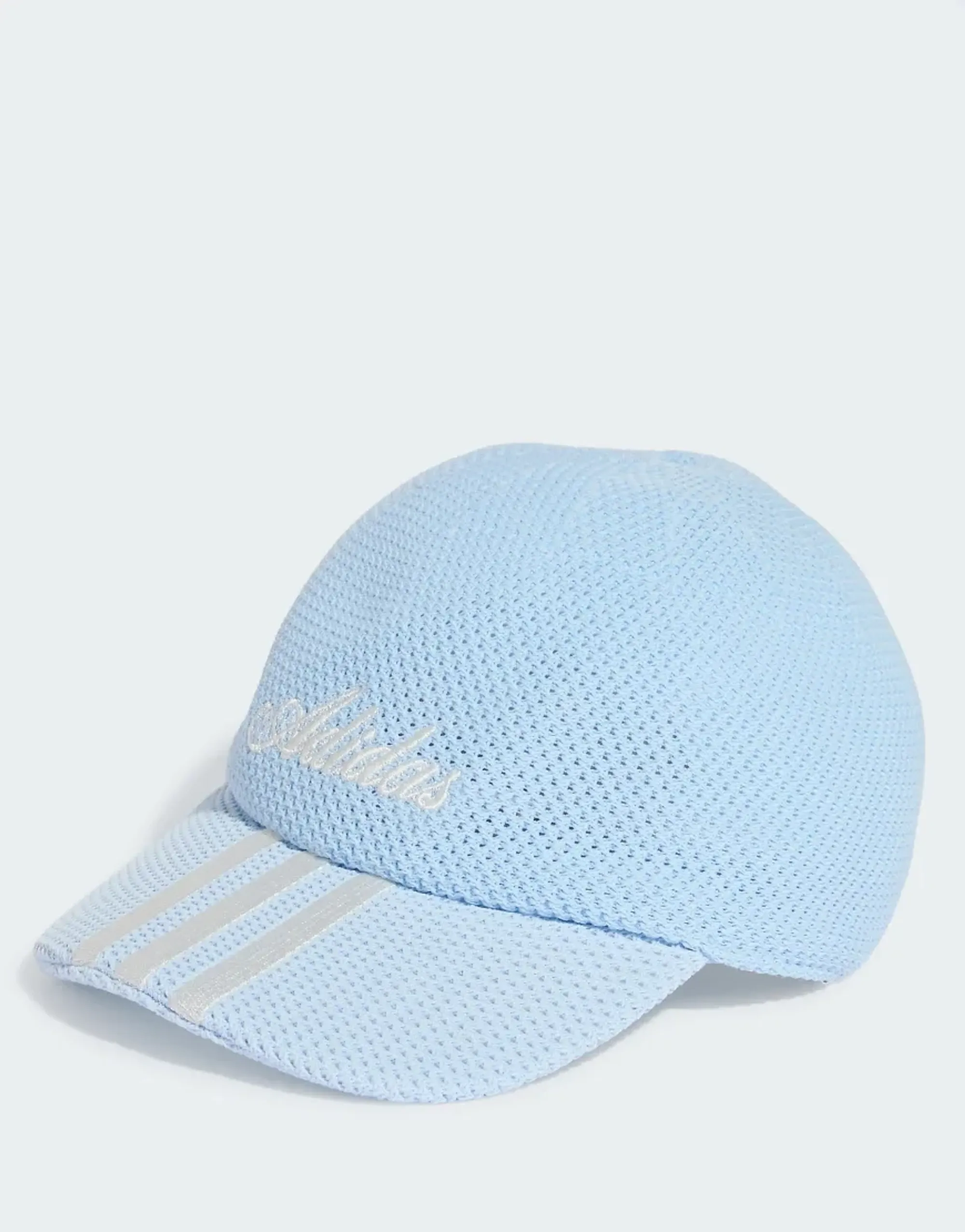 Adidas Originals Crochet Cap In Crystal Sky-Blue