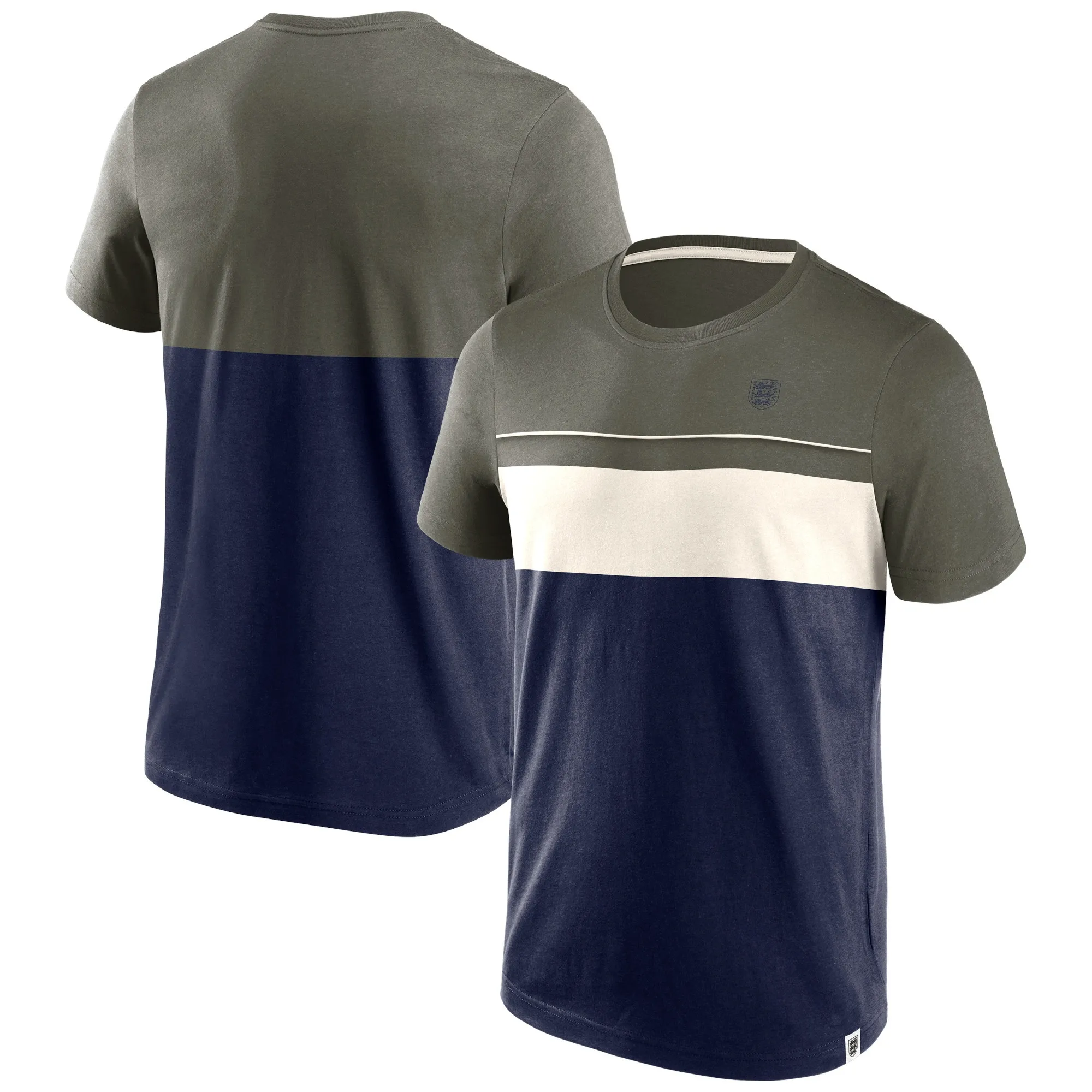 England Fundamentals Panel T-Shirt - Navy - Mens