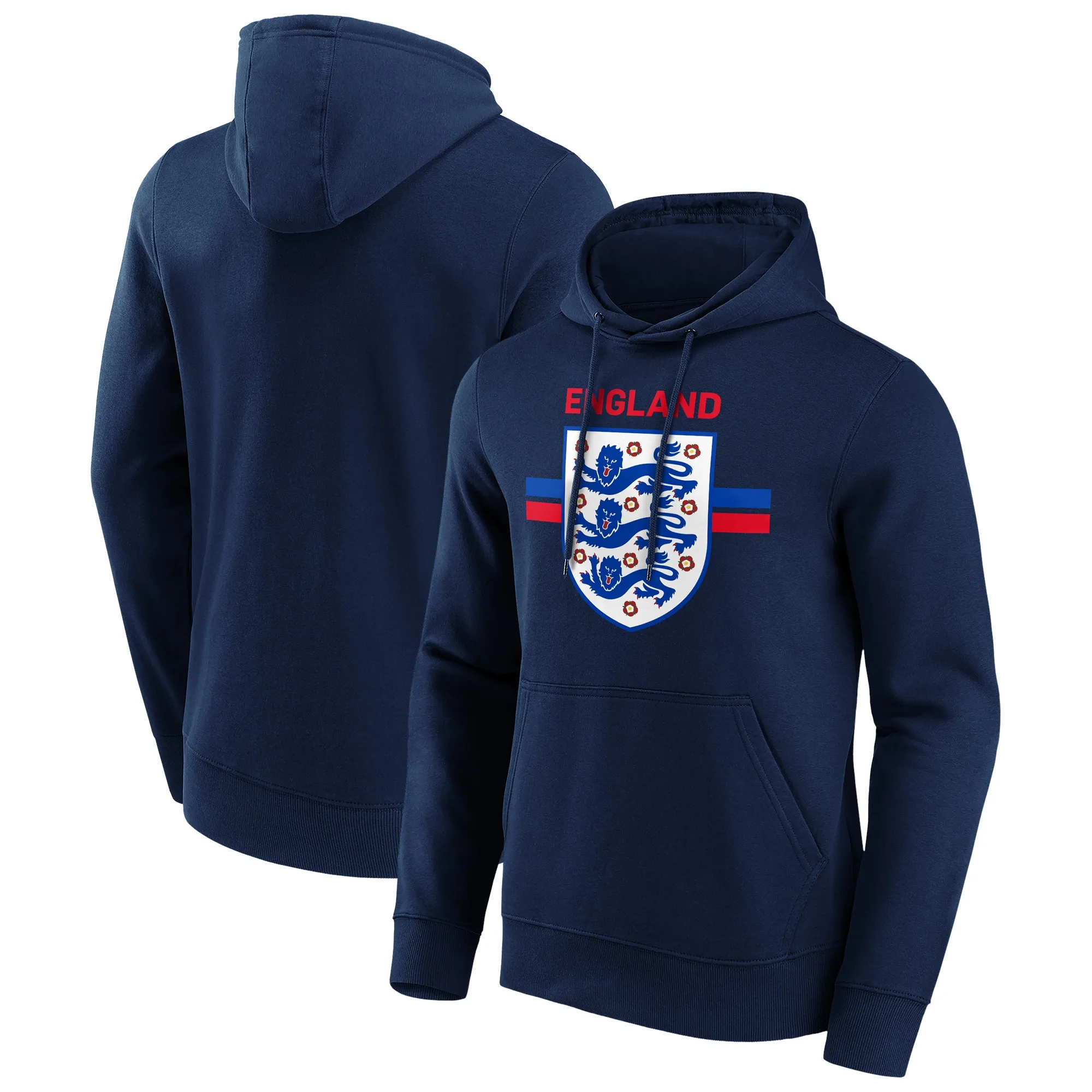 England Primary Logo Hoodie - Navy - Mens