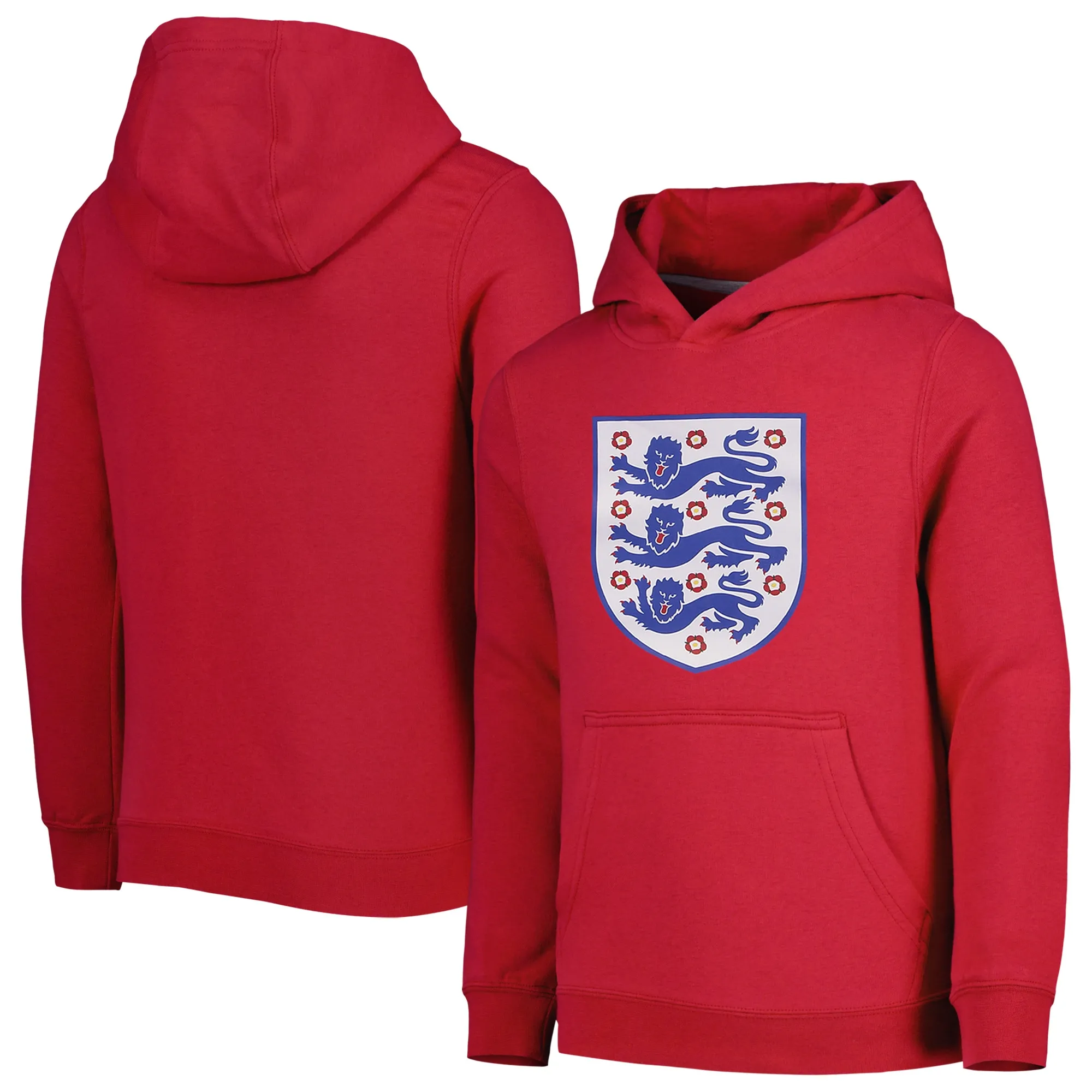 England Core Crest Hoodie - Red - Kids
