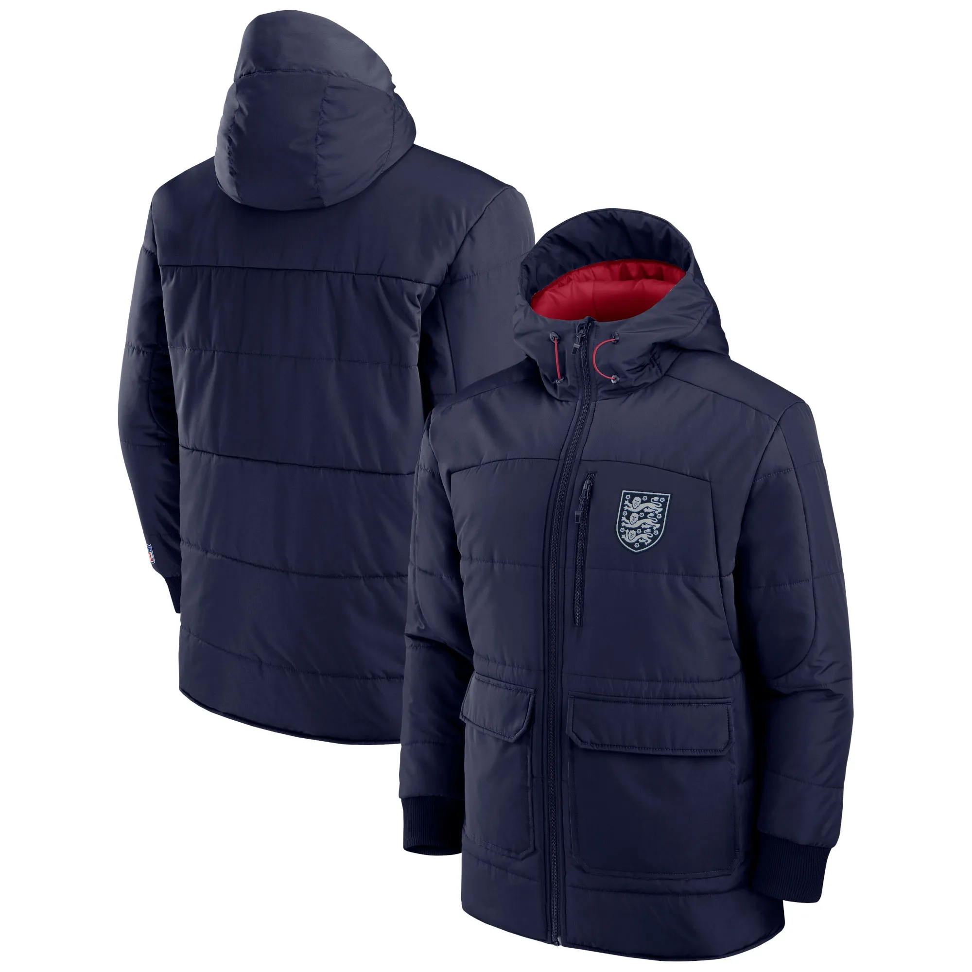 England FanTech Padded Jacket - Navy - Mens