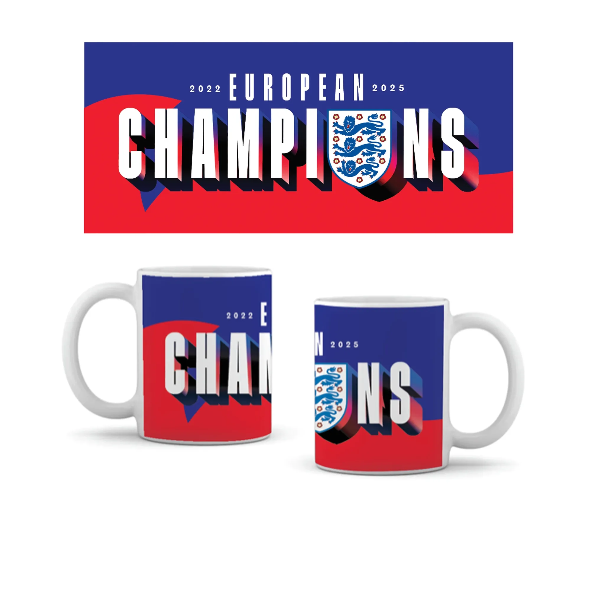 England Lionesses Winners 2025 Mug - 11oz