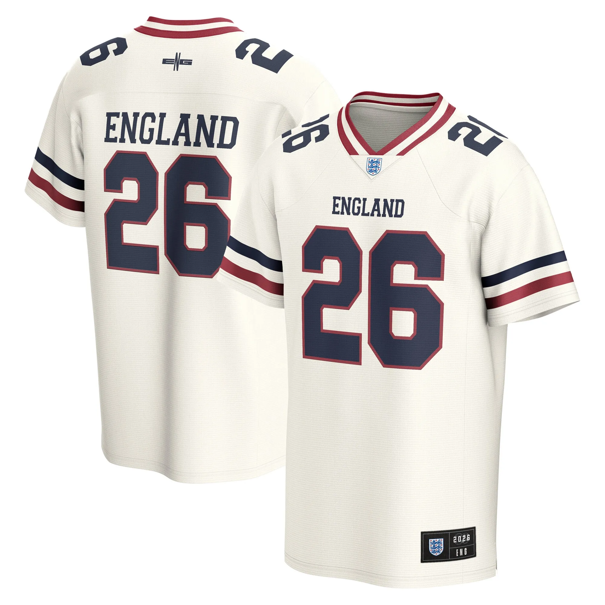 England American Football Jersey - Marshmallow