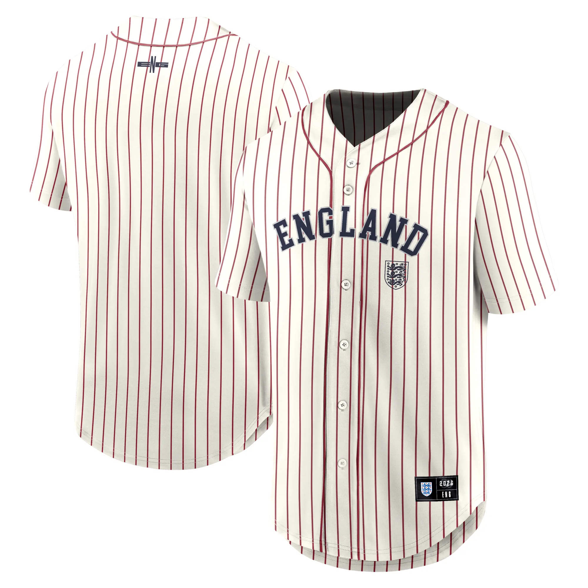 England Baseball Jersey - Marshmallow
