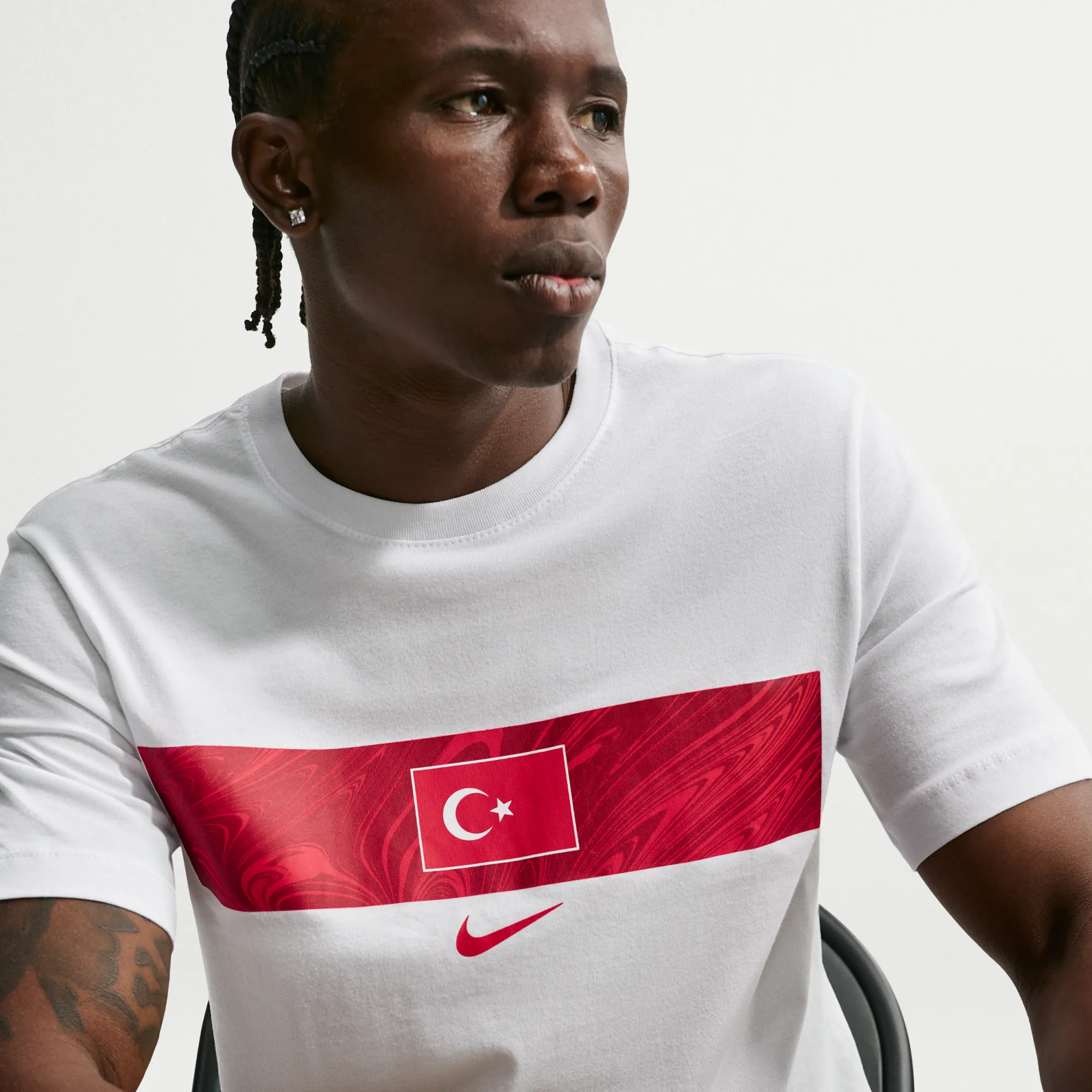 Turkey 2026 T-Shirt Men's Nike Football T-Shirt - White