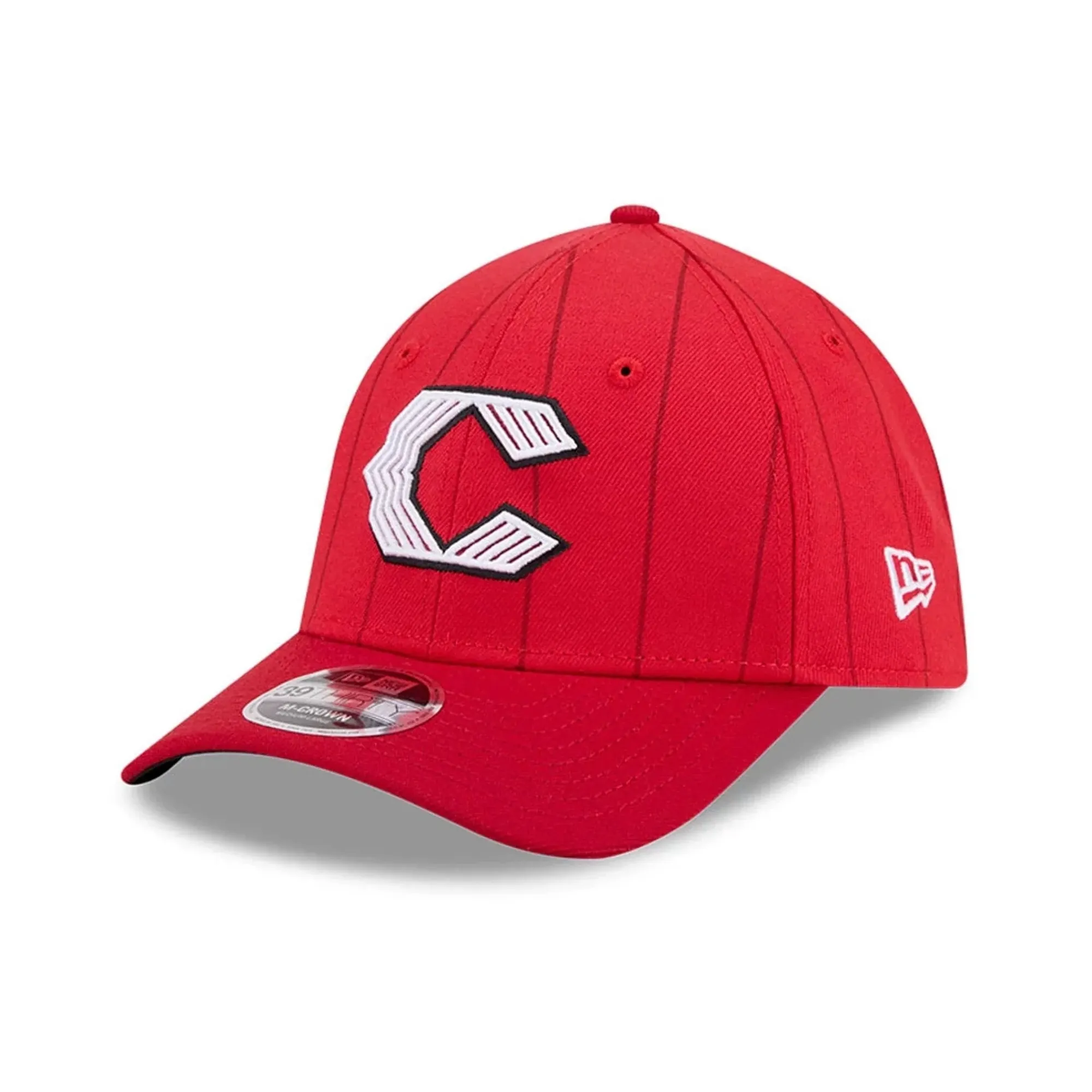 Cincinnati Reds MLB City Connect Red 39THIRTY M-Crown Stretch Fit Cap New Era Cap adult unisex