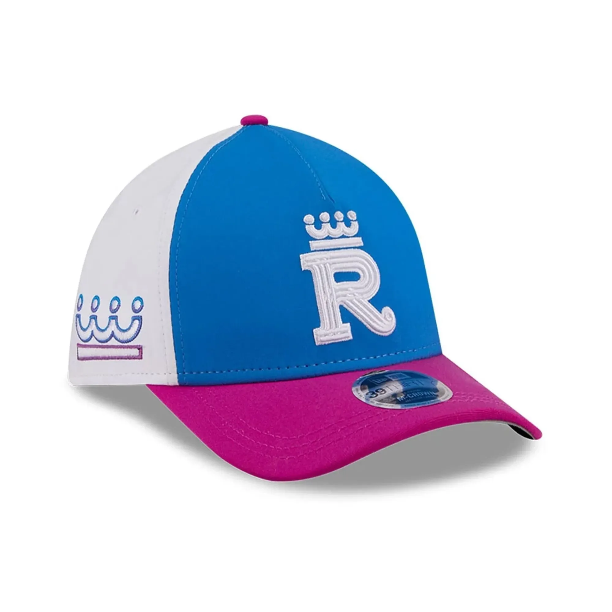 Royals MLB City Connect Blue 39THIRTY M-Crown A-Frame Stretch Fit Cap New Era Cap adult unisex