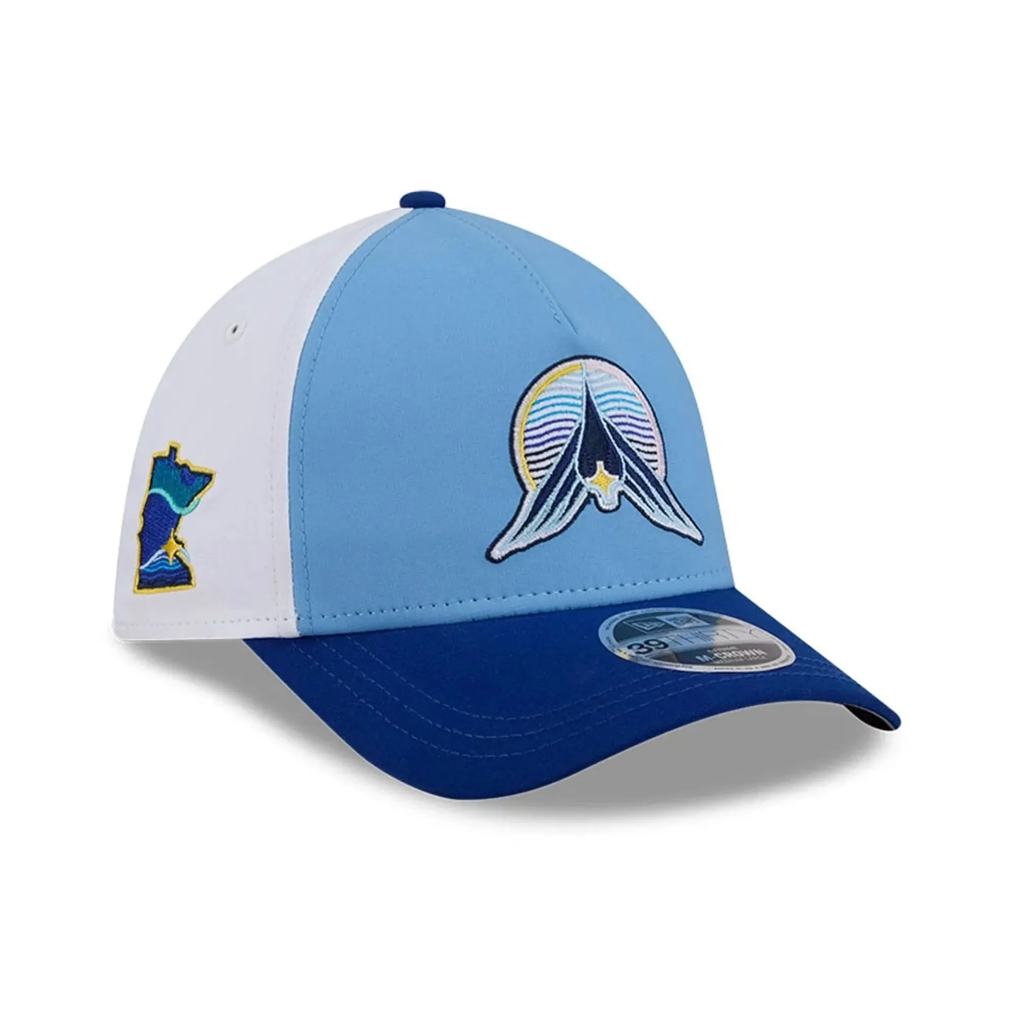 Twins MLB City Connect Blue 39THIRTY M-Crown A-Frame Stretch Fit Cap New Era Cap adult unisex