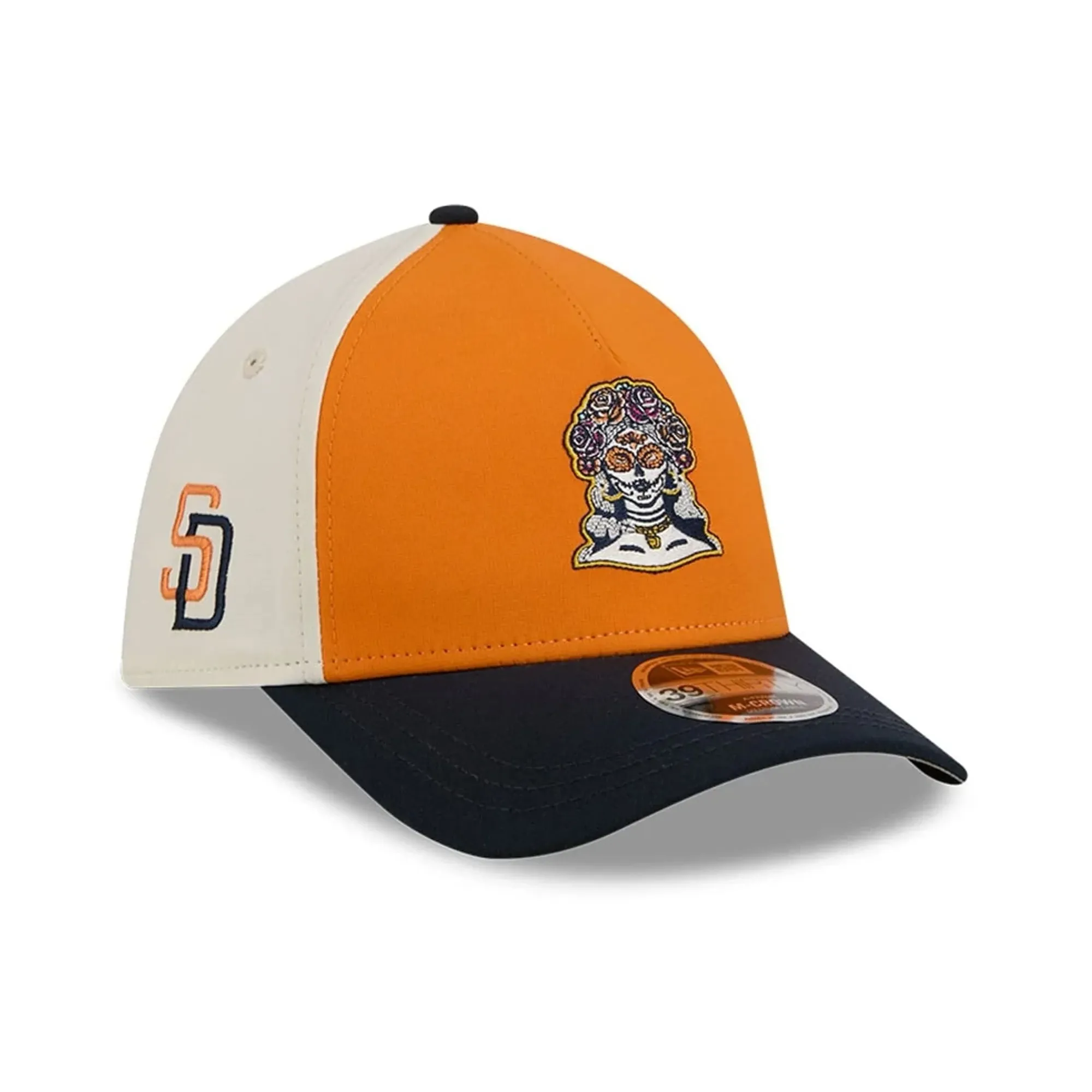 Padres MLB City Connect Orange 39THIRTY M-Crown A-Frame Stretch Fit Cap New Era Cap adult unisex