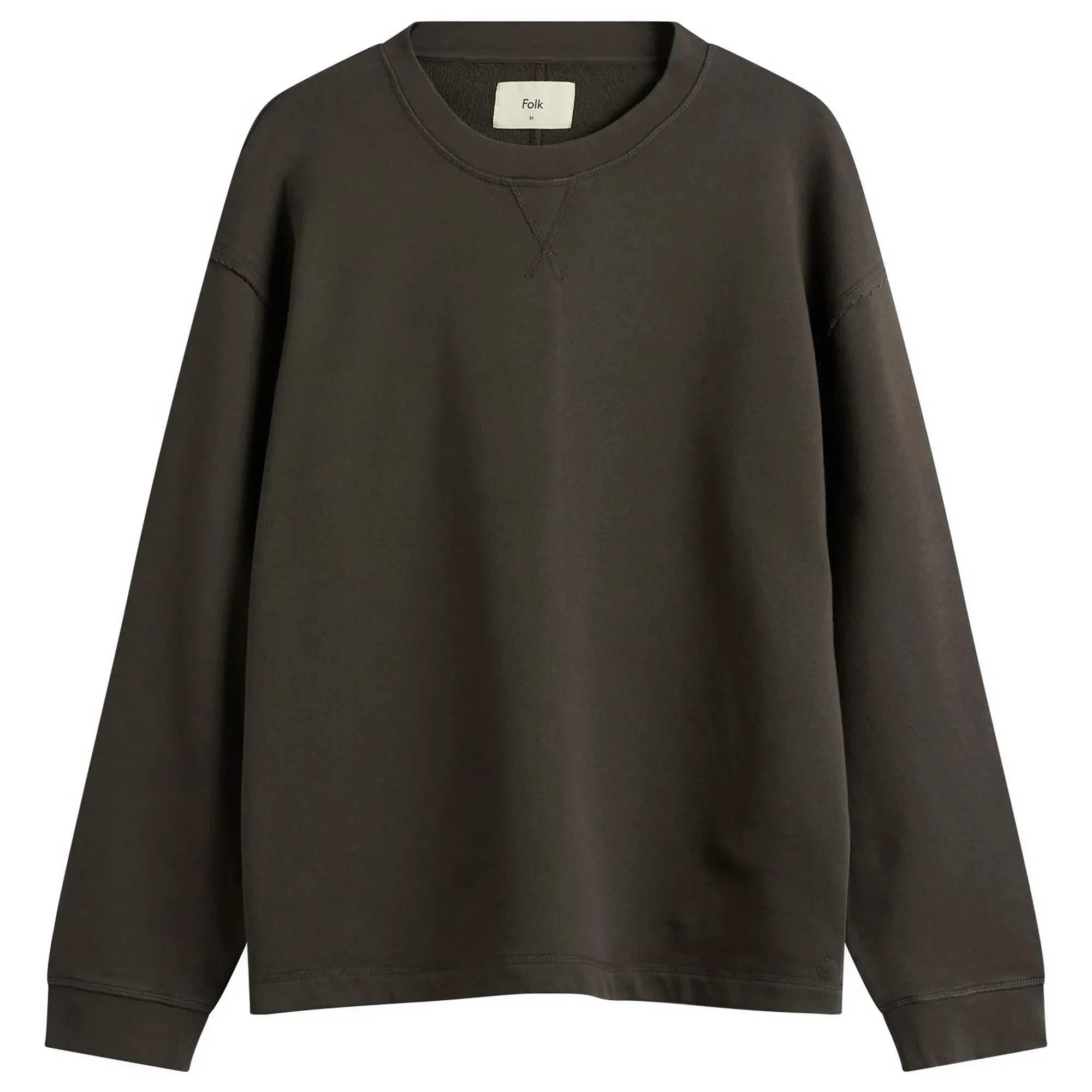 Folk Men's Easy Fit Sweat Soft Black